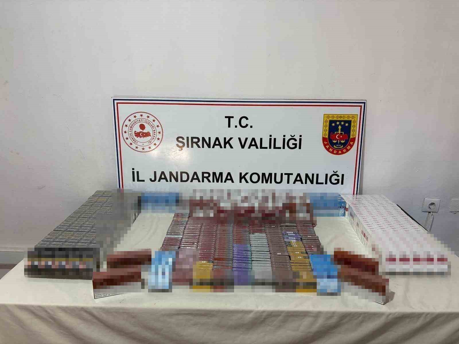 Şırnak’ta jandarmadan kaçakçılık operasyonu: 34,5 milyon liralık kaçak malzeme ele geçirildi 9 sirnakta jandarmadan kacakcilik operasyonu 345 milyon liralik kacak malzeme ele gecirildi 5 lKw4Tkw3