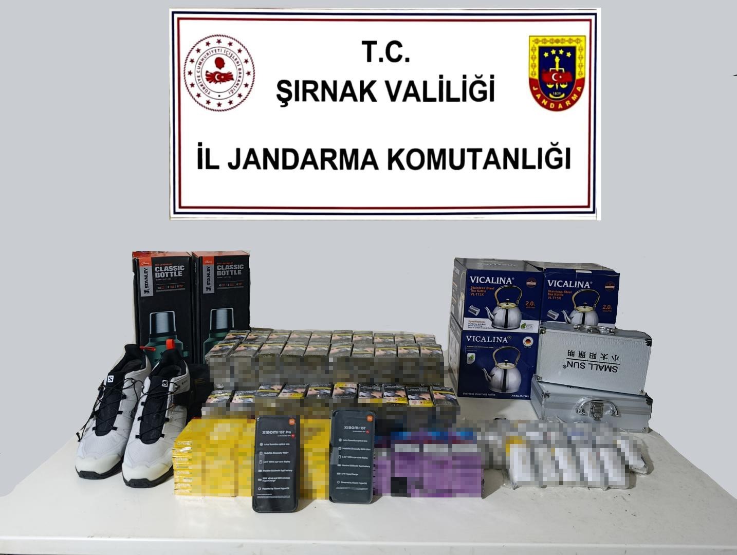 sirnakta jandarmadan kacakcilik operasyonu 4 tutuklama 4 vHORSyib