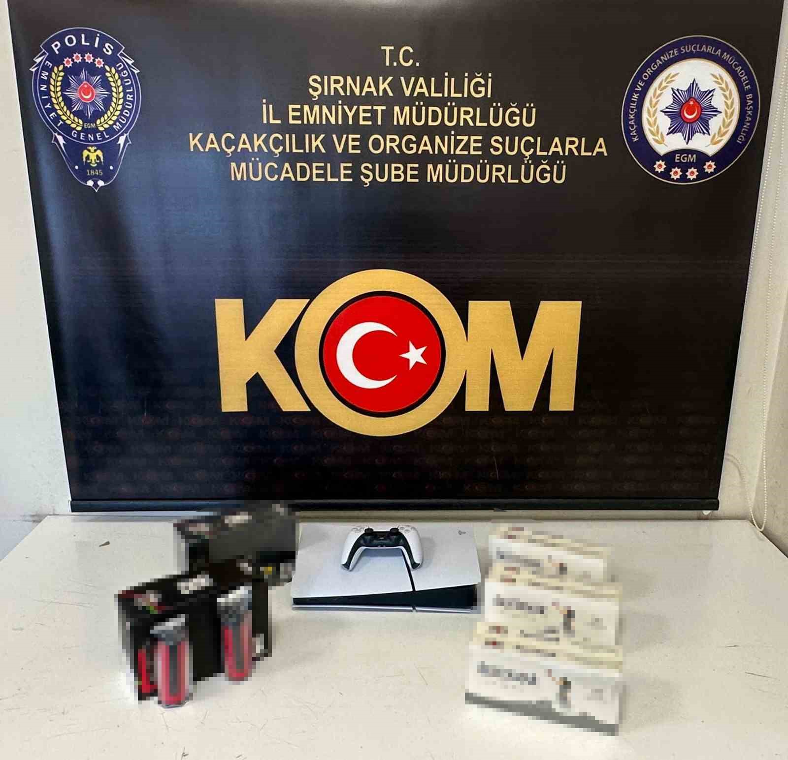sirnakta narkotik kacakcilik ve asayis operasyonu 3 tutuklama 1