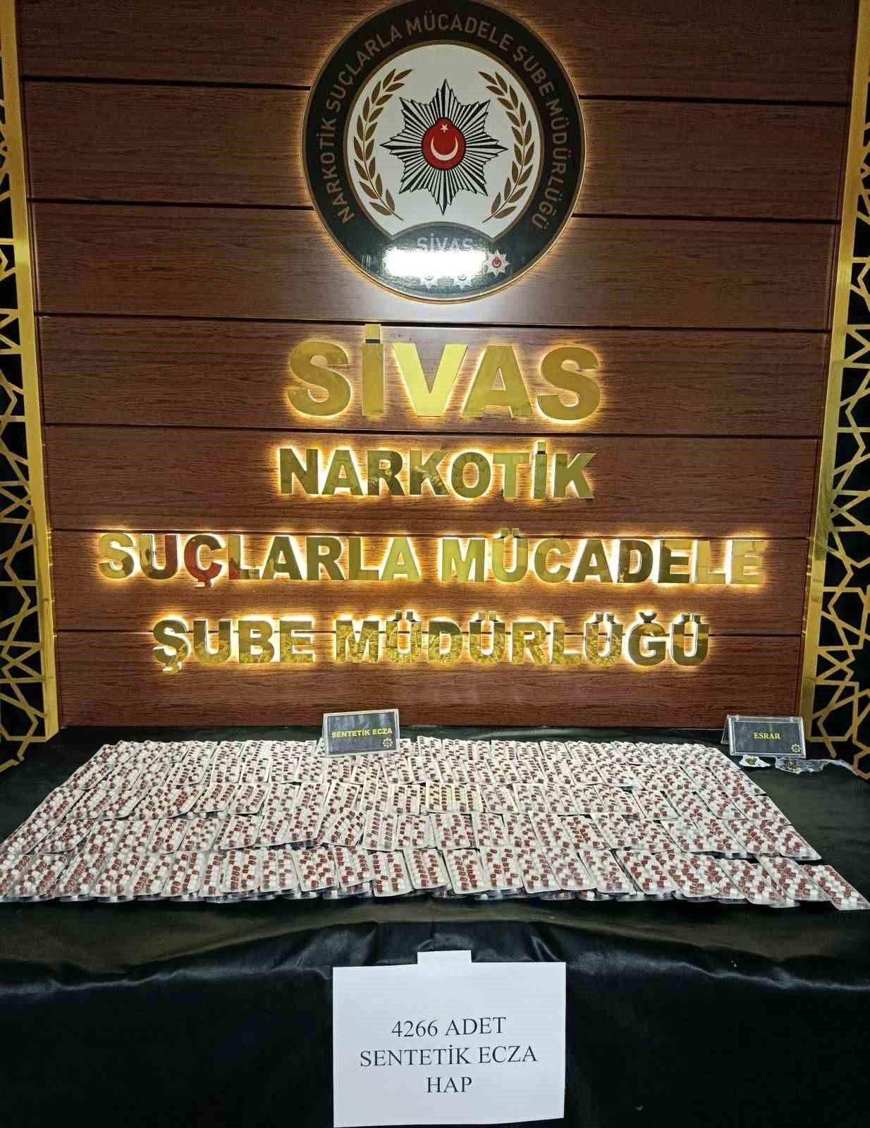Sivas’ta binlerce uyuşturucu hap ele geçirildi, 2 şüpheli tutuklandı 5 sivasta binlerce uyusturucu hap ele gecirildi 2 supheli tutuklandi 1 N1MCRfKD