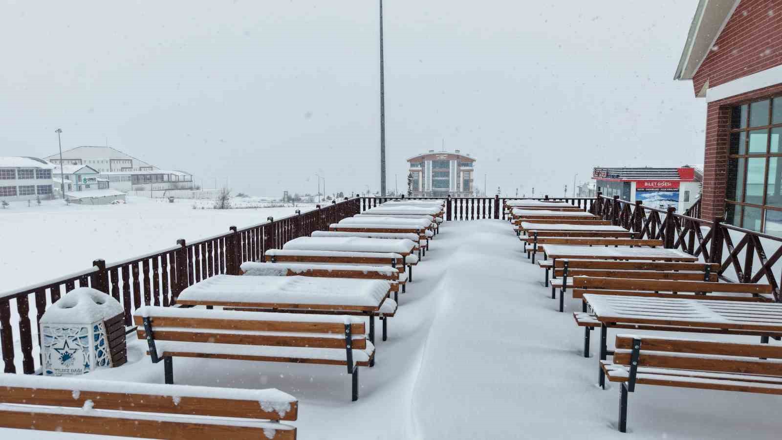 Sivas’ta bulunan Yıldız Dağı Kış Sporları ve Kayak Merkezi’nde kar kalınlığı 15 santimetreye ulaştı 6 sivasta bulunan yildiz dagi kis sporlari ve kayak merkezinde kar kalinligi 15 santimetreye ulasti