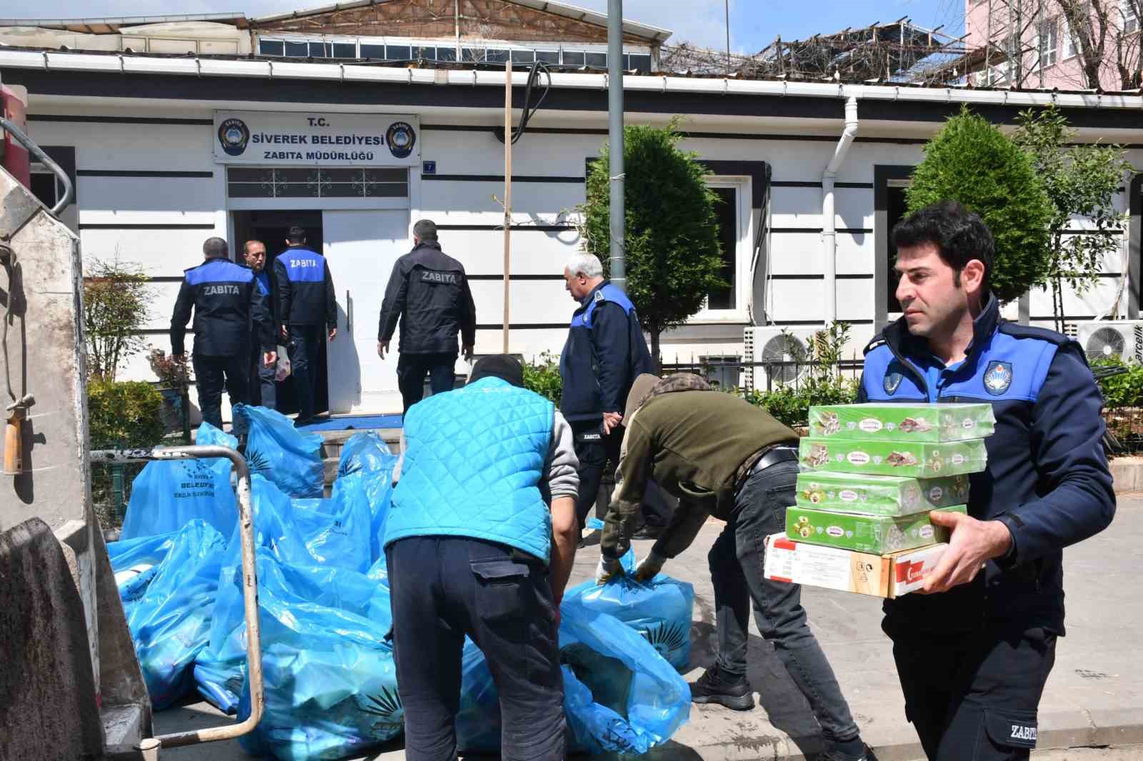 siverekte 5 ton bozuk urun imha edildi 1