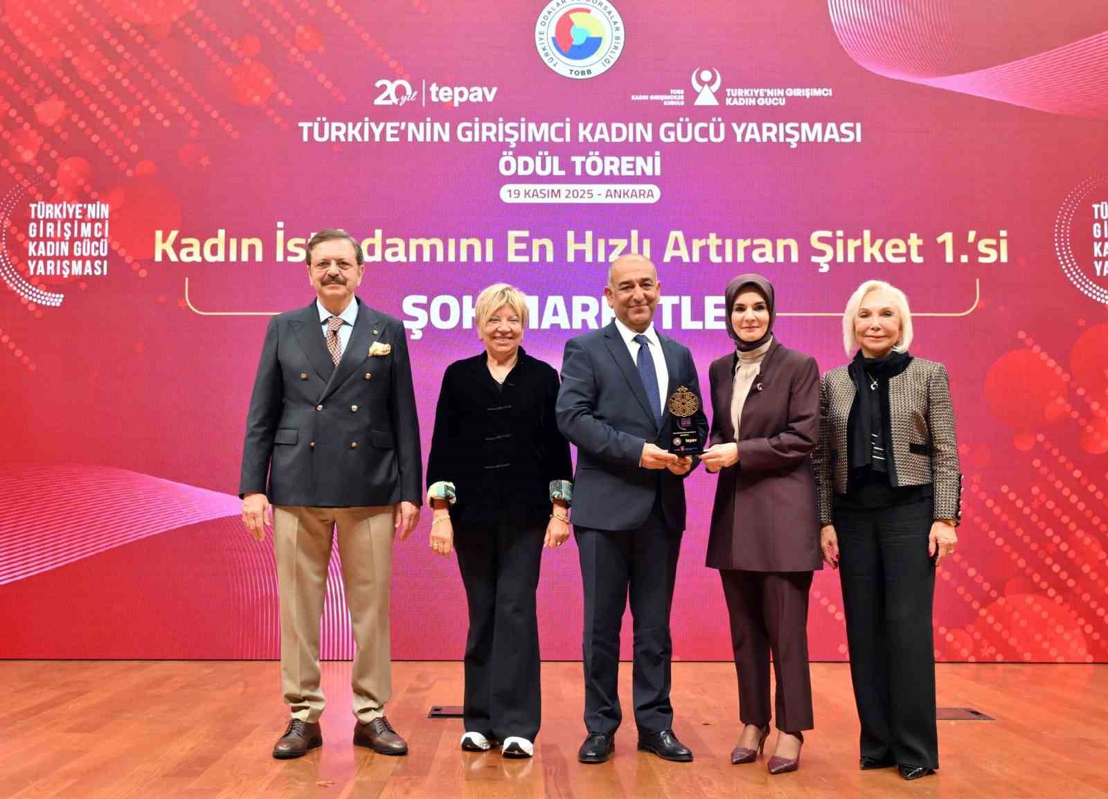 sok marketlere kadin istihdamini en hizli artiran sirket odulu 0