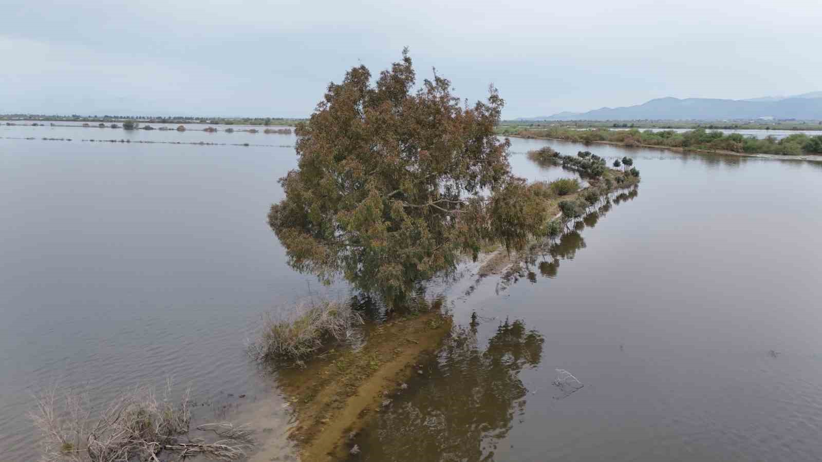 sokedeki taskinin izleri havadan goruntulendi 3 126X74Rn