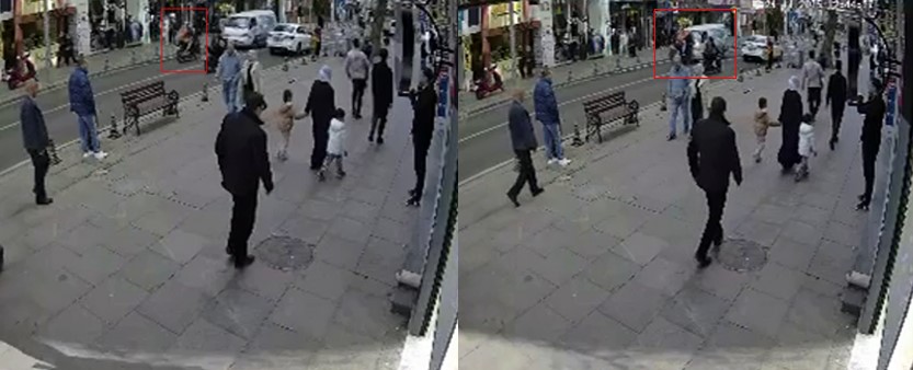 sol seritte seyreden motosikletli kamyonetle kafa kafaya carpisti 2 yarali 2 tTW41QXS