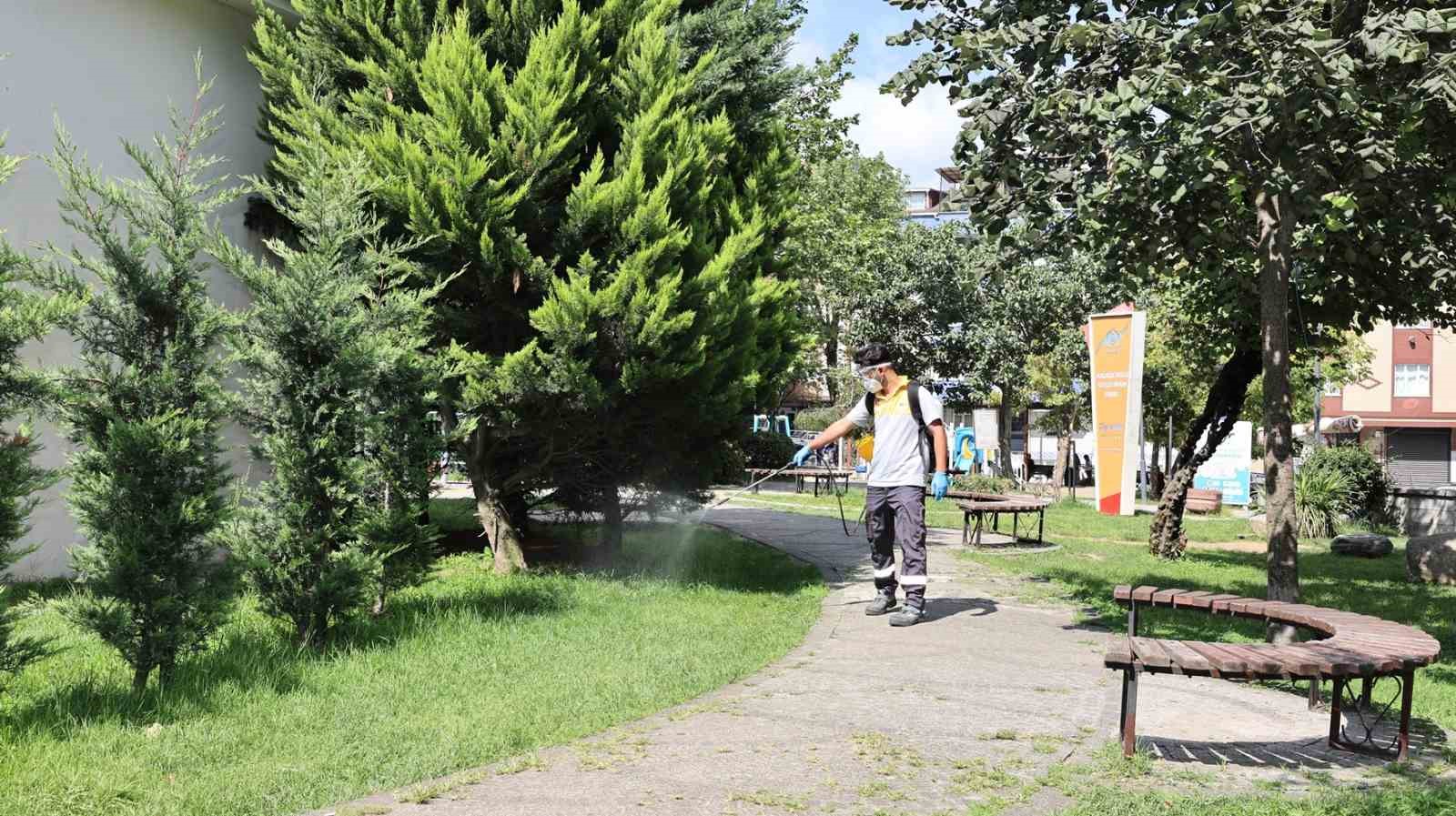 sultangazide yesil alanlari ilaclama calismalari suruyor 3 L6UJL34g