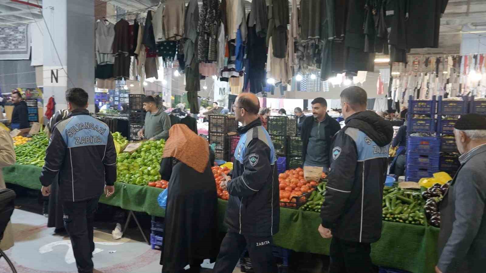 sultangazide zabita ekiplerinden pazarlarda denetim 4 LerWetRC