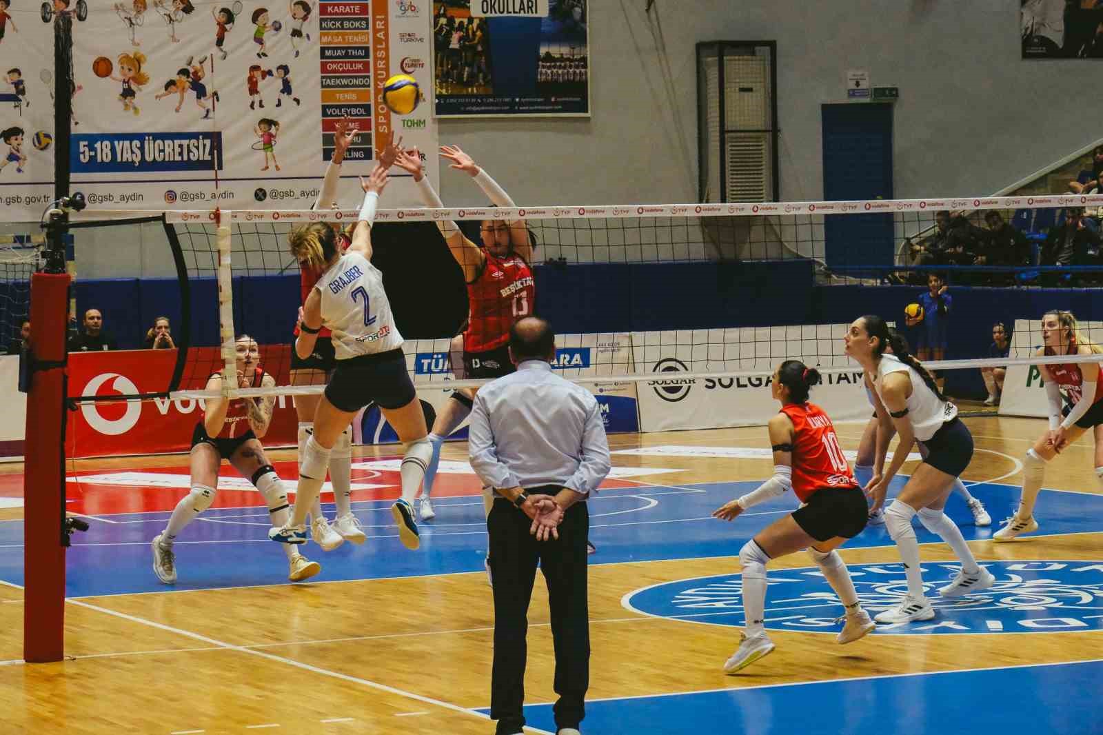Sultanlar Ligi: Aydın Büyükşehir Belediyespor: 2 - Beşiktaş: 3 7 sultanlar ligi aydin buyuksehir belediyespor 2 besiktas 3 3