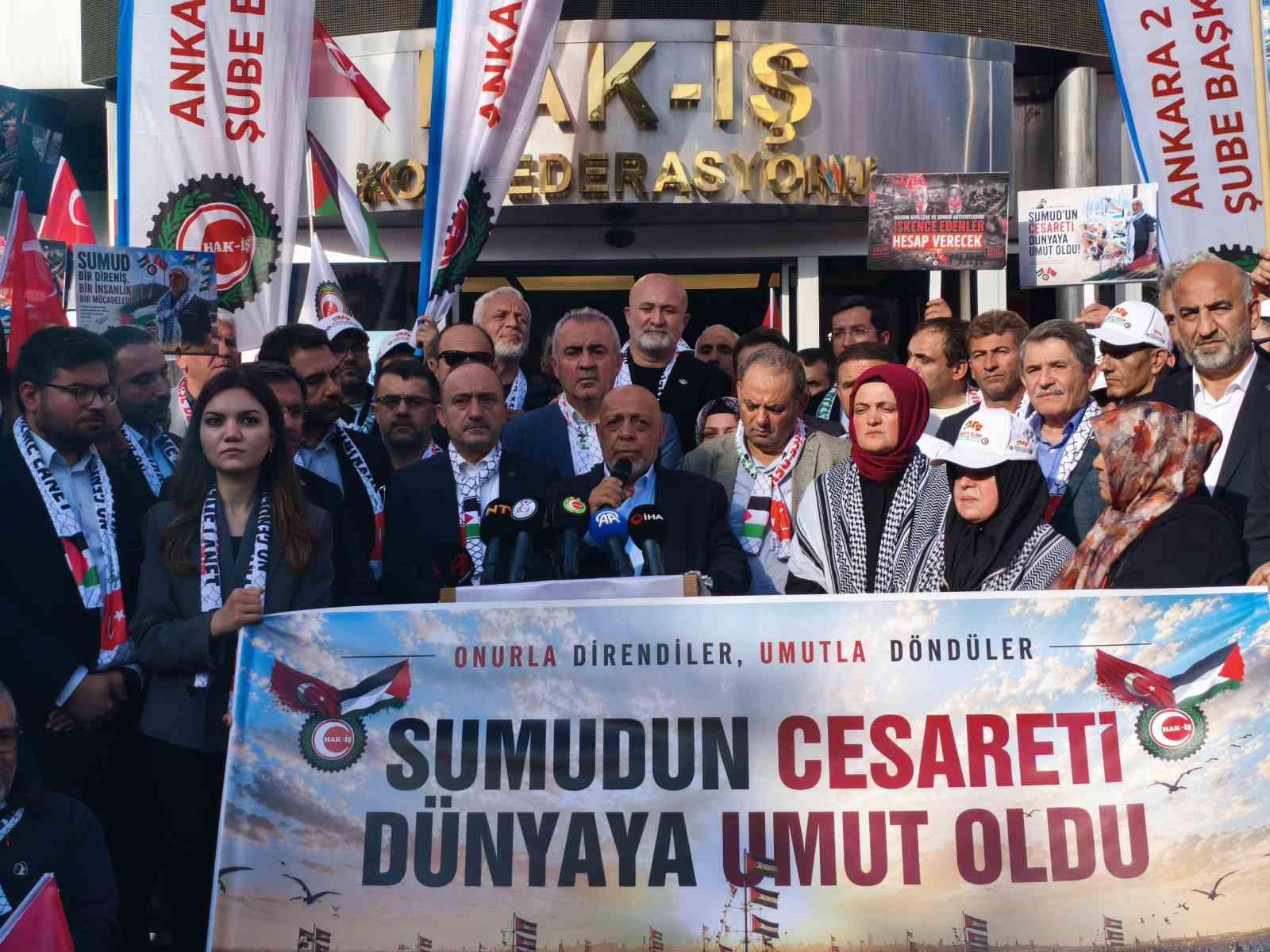 Sumud Filosu’nda İsrail güçleri tarafından alıkonulan HAK-İŞ Genel Başkanı Arslan, konfederasyon tarafından karşılandı 4 sumud filosunda israil gucleri tarafindan alikonulan hak is genel baskani arslan konfederasyon tarafindan karsilandi 0 7aurhpkS