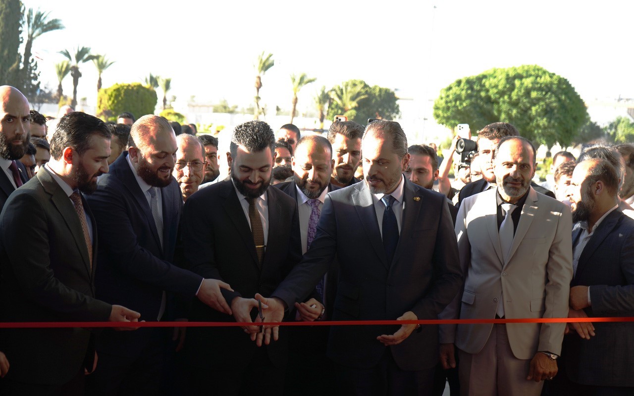 suriyenin en buyuk insaat fuari 24 buildex 100u askin turk firmasinin katilimiyla samda acildi JTEeh9UH