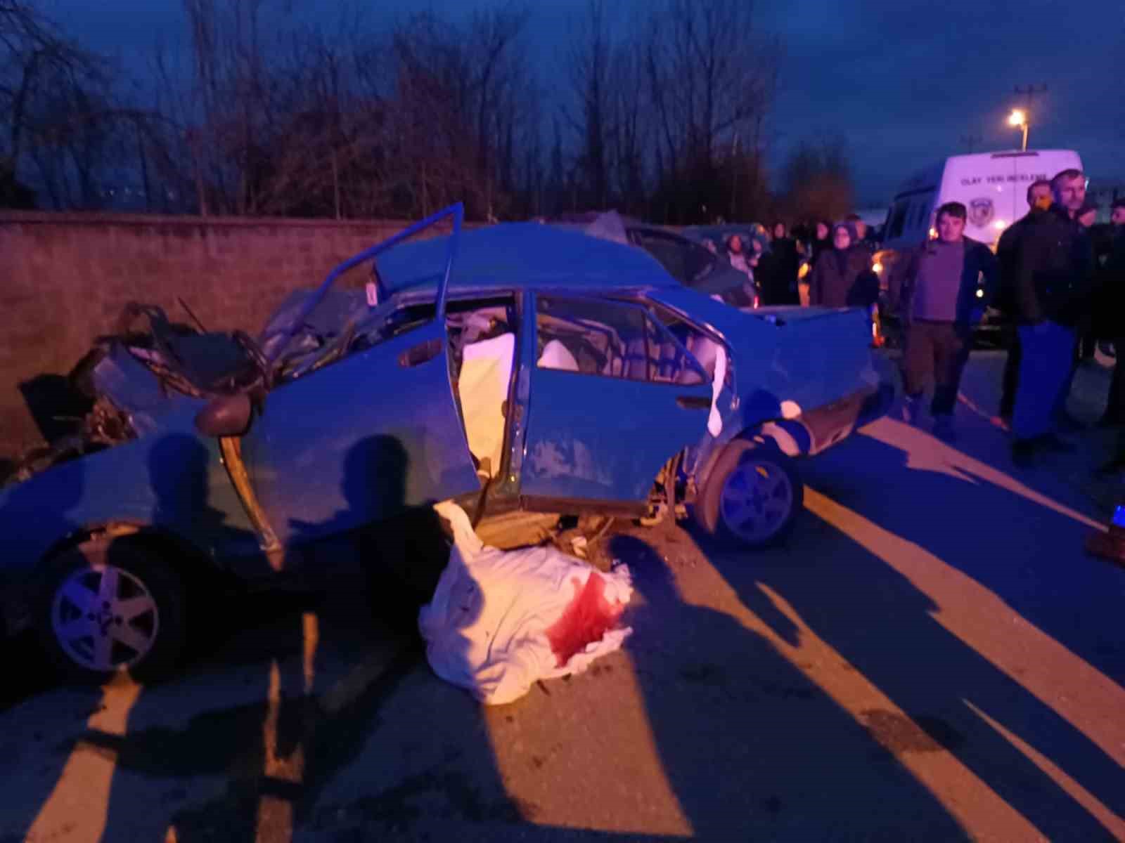 suv tipi arac otomobile ok gibi saplandi 1 olu 1 yarali 1 wYCzduIv