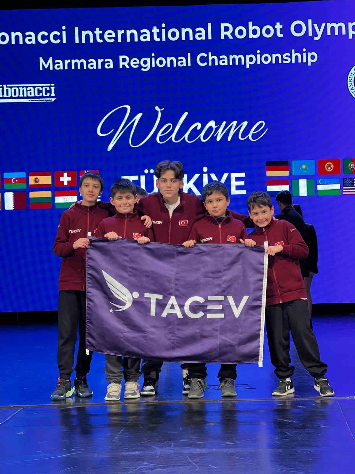 tacev ogrencileri robotik olimpiyatlarinda turkiye ikincisi oldu 2