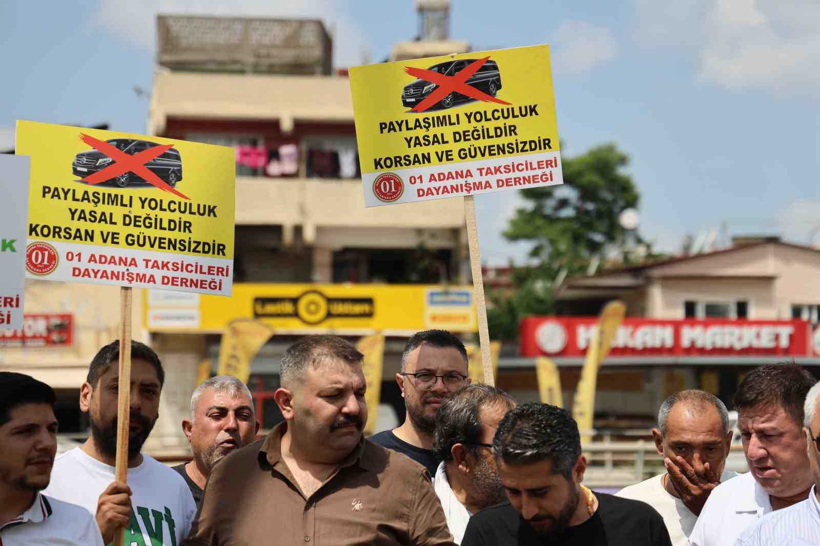 taksiciler konvoyla korsan tasimaciliga tepki gosterdi 3