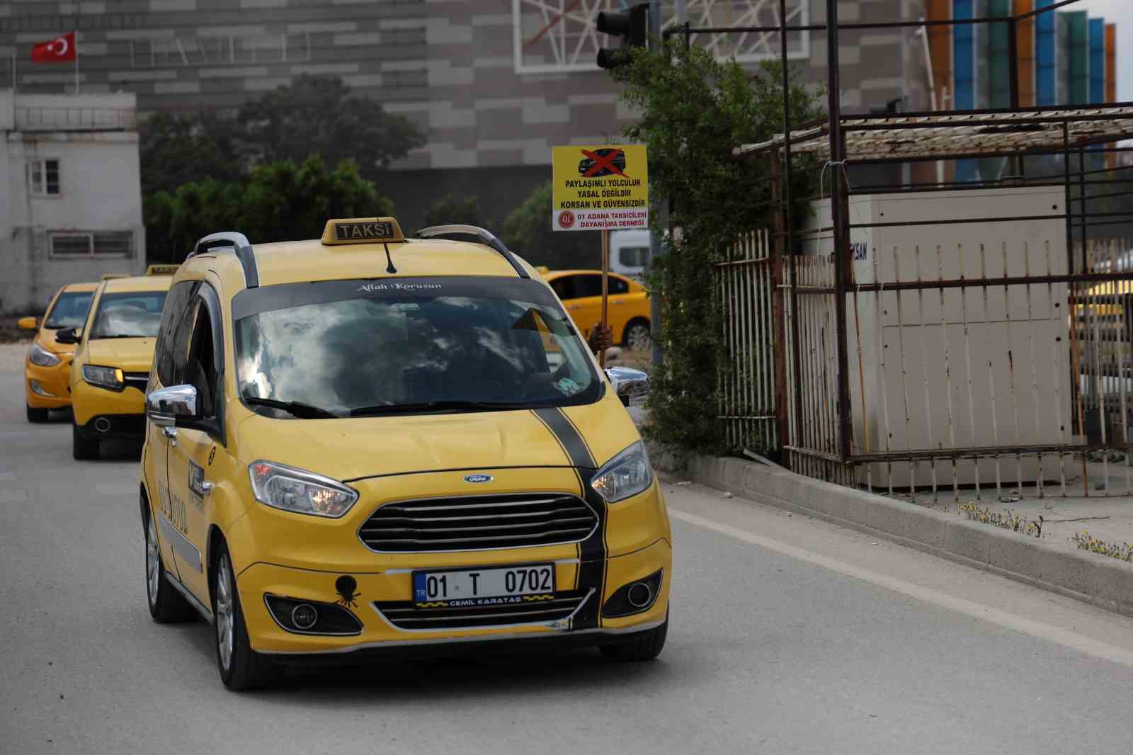 taksiciler konvoyla korsan tasimaciliga tepki gosterdi 5 bDl5Mu2A