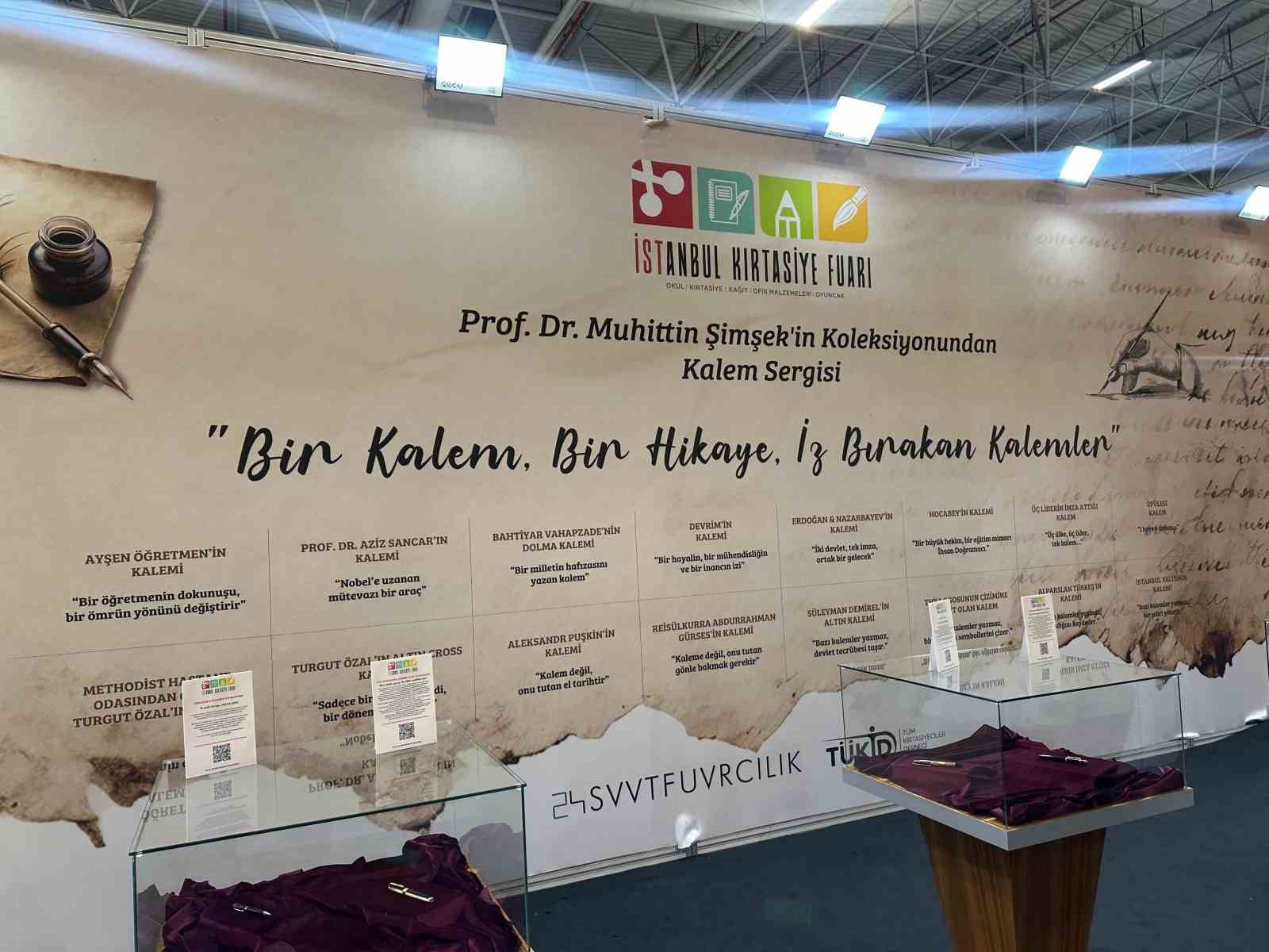 Tarihe iz bırakan kalemler, 32’nci İstanbul Kırtasiye Fuarı’nda sergilendi 5 tarihe iz birakan kalemler 32nci istanbul kirtasiye fuarinda sergilendi 1 IqUuibPN