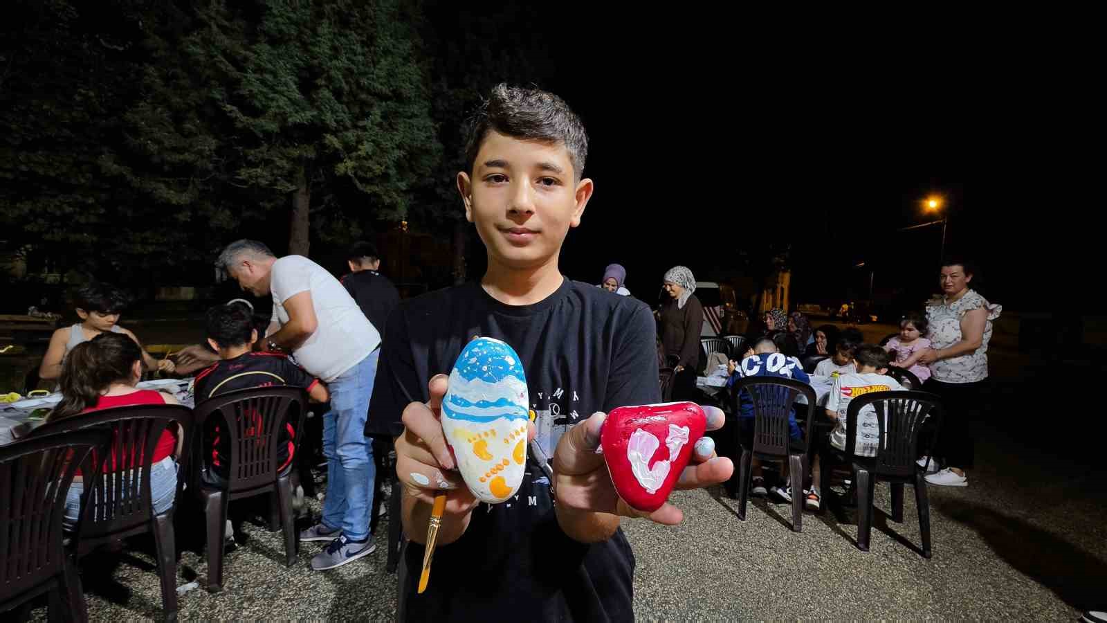 Taşlar minik ellerde sanata dönüştü 5 taslar minik ellerde sanata donustu 1 3GuYkYDO