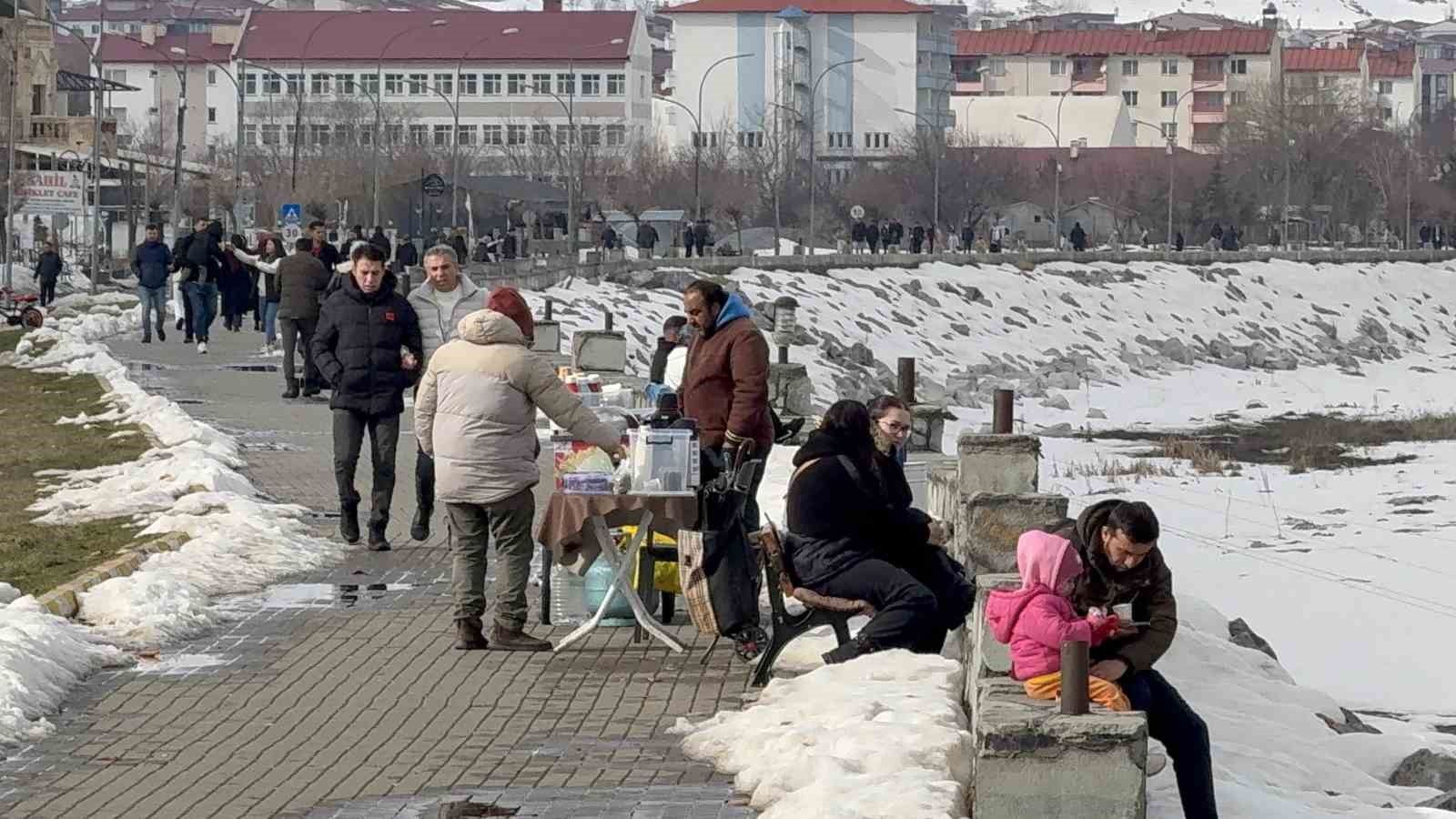 tatvanda bahar havasi van golu sahilinde yogunluk 1 SA495BqV