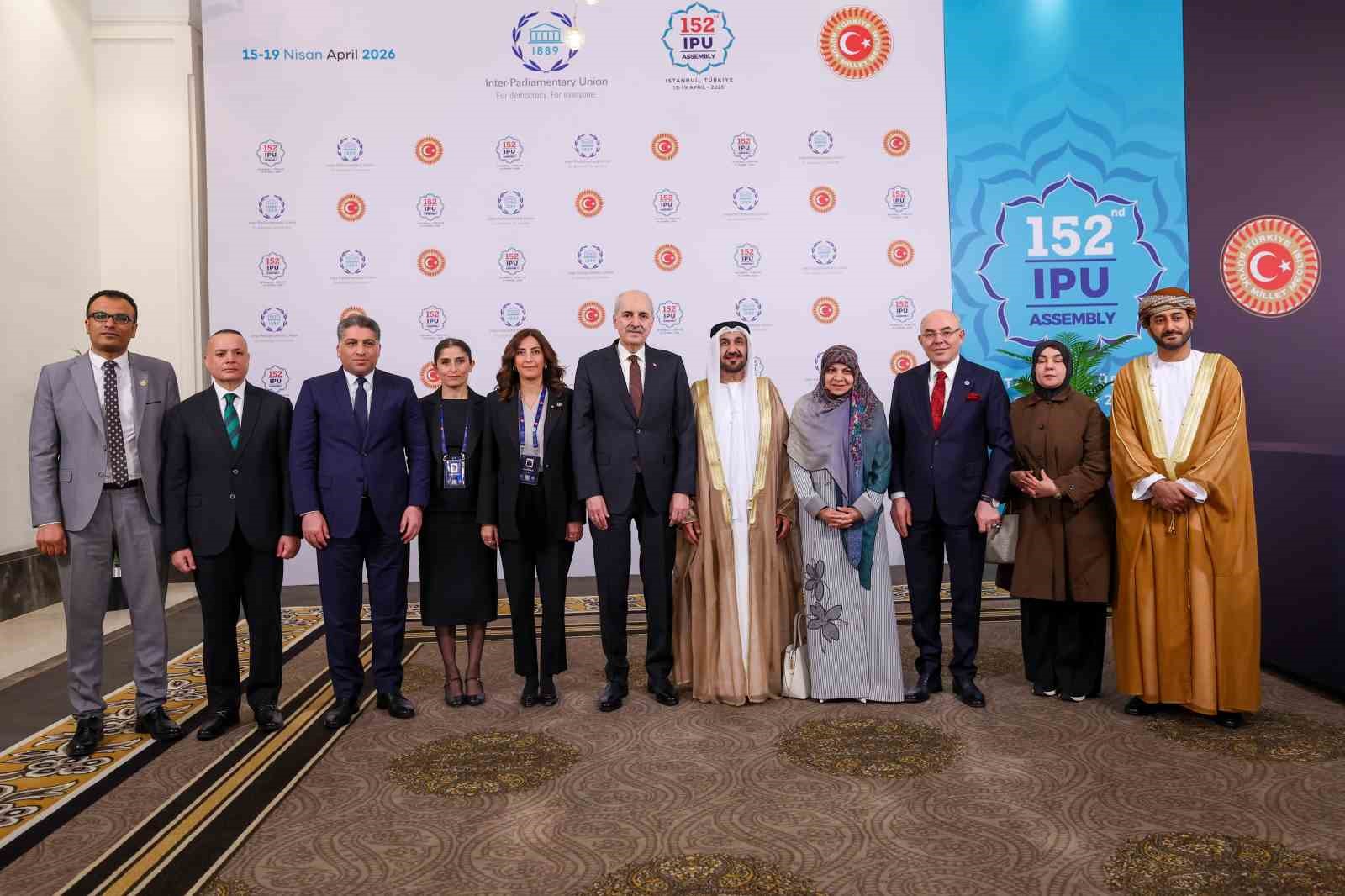 tbmm baskani kurtulmus arap parlamentosu baskani alyammahi ile gorustu 4 I98YaPQO