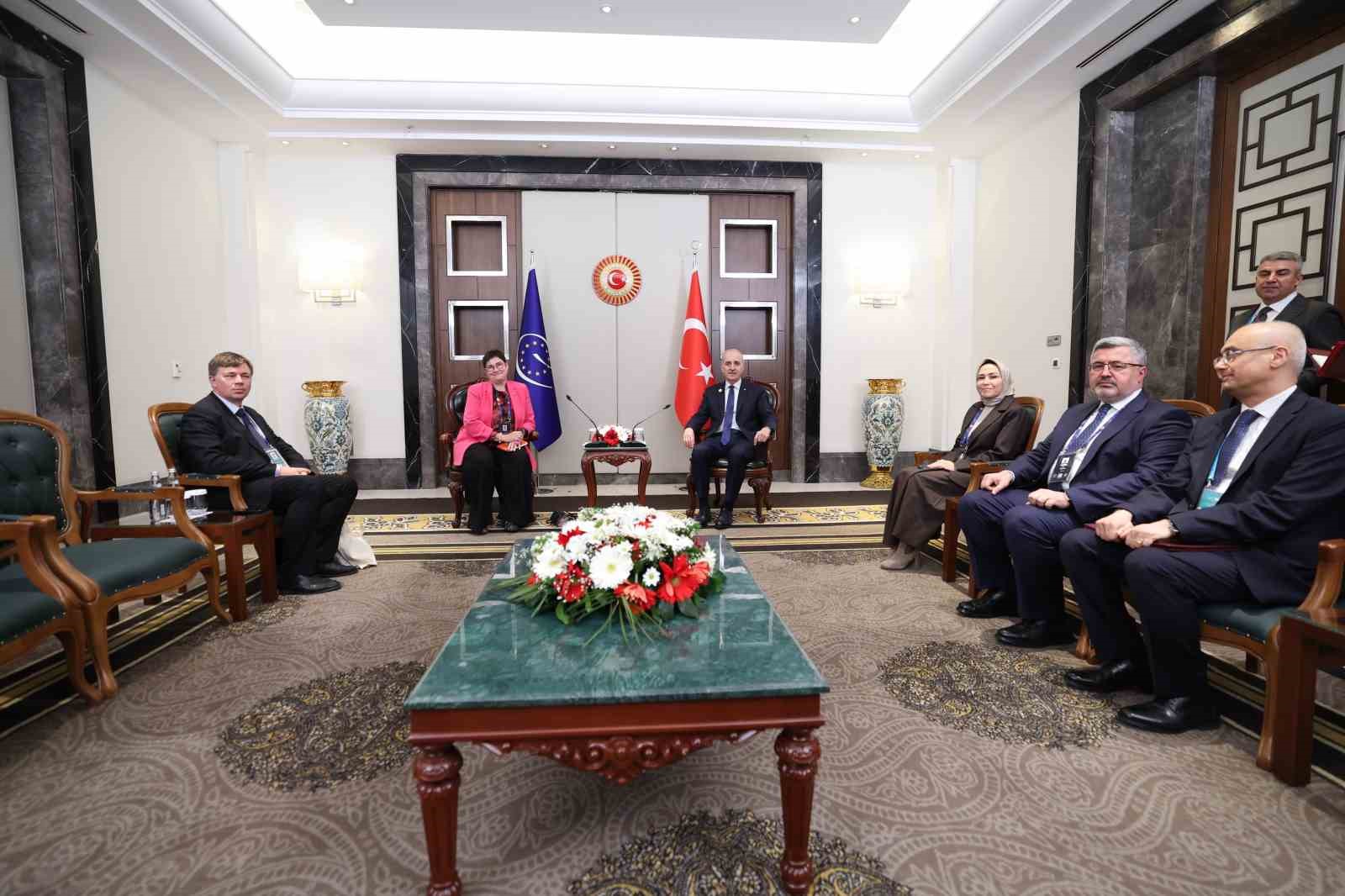 tbmm baskani kurtulmus avrupa konseyi parlamenter meclisi baskani bayr ile bir araya 1 2equQRgV