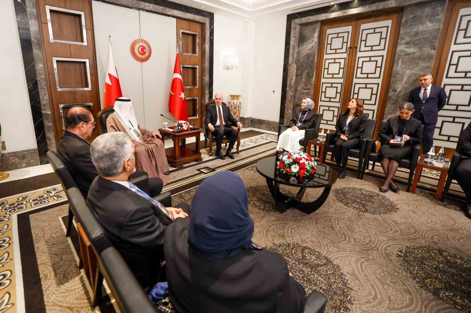 tbmm baskani kurtulmus bahreyn temsilciler meclisi baskani al musalam ile gorustu 5 aOAVG69S