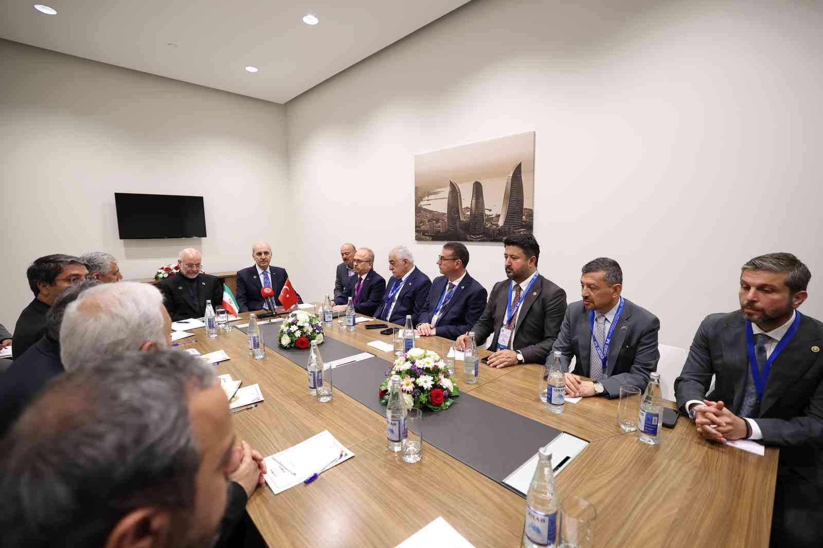 TBMM Başkanı Kurtulmuş, Bakü’de İran Meclis Başkanı Galibaf ile görüştü 7 tbmm baskani kurtulmus bakude iran meclis baskani galibaf ile gorustu 3