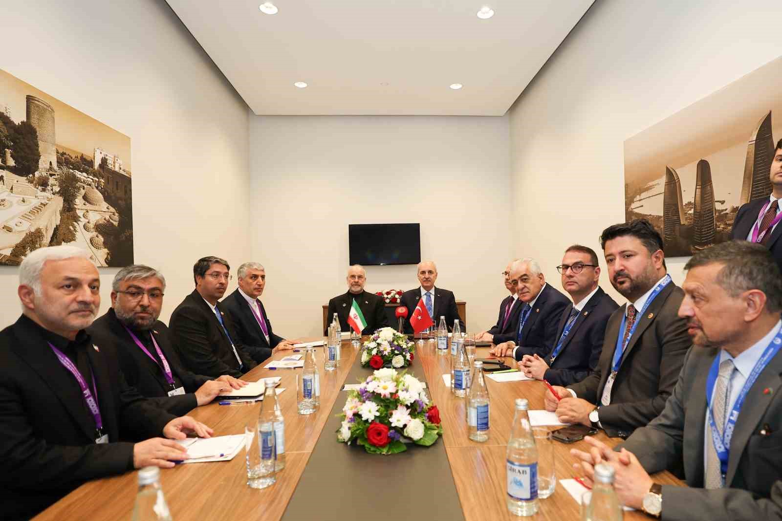 TBMM Başkanı Kurtulmuş, Bakü’de İran Meclis Başkanı Galibaf ile görüştü 8 tbmm baskani kurtulmus bakude iran meclis baskani galibaf ile gorustu 4 rOLhL7J3