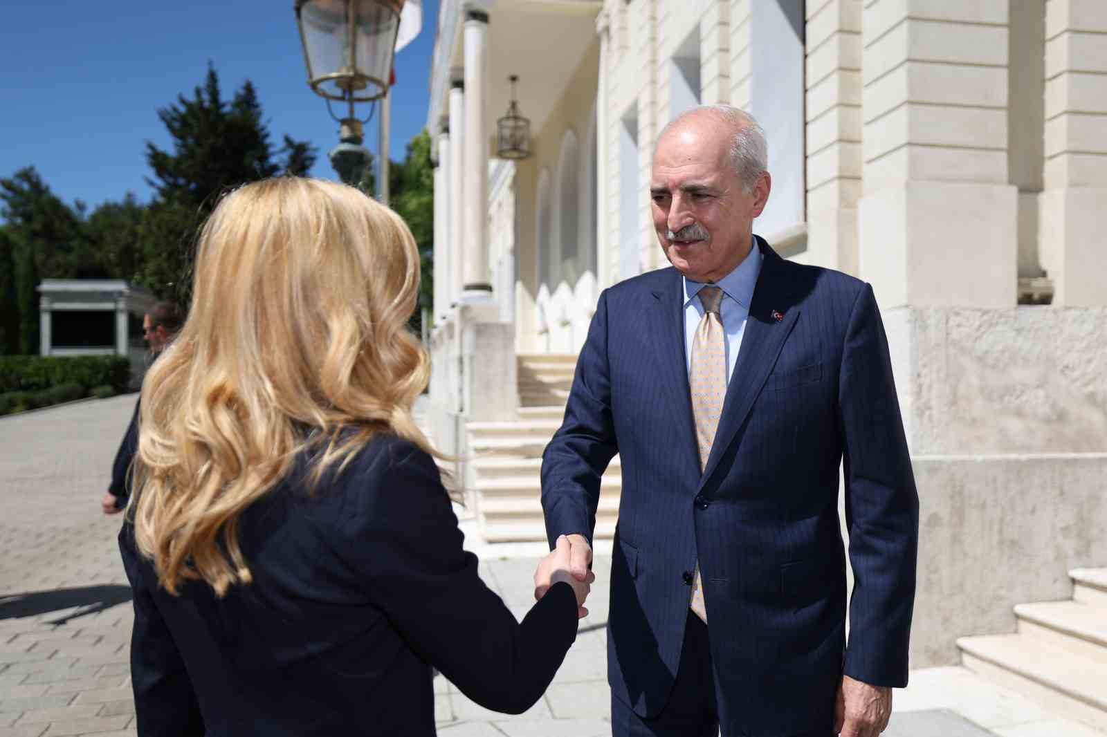 tbmm baskani kurtulmus bulgaristan ulusal meclisi baskani dotsova ile gorustu 0 tJUng9fC