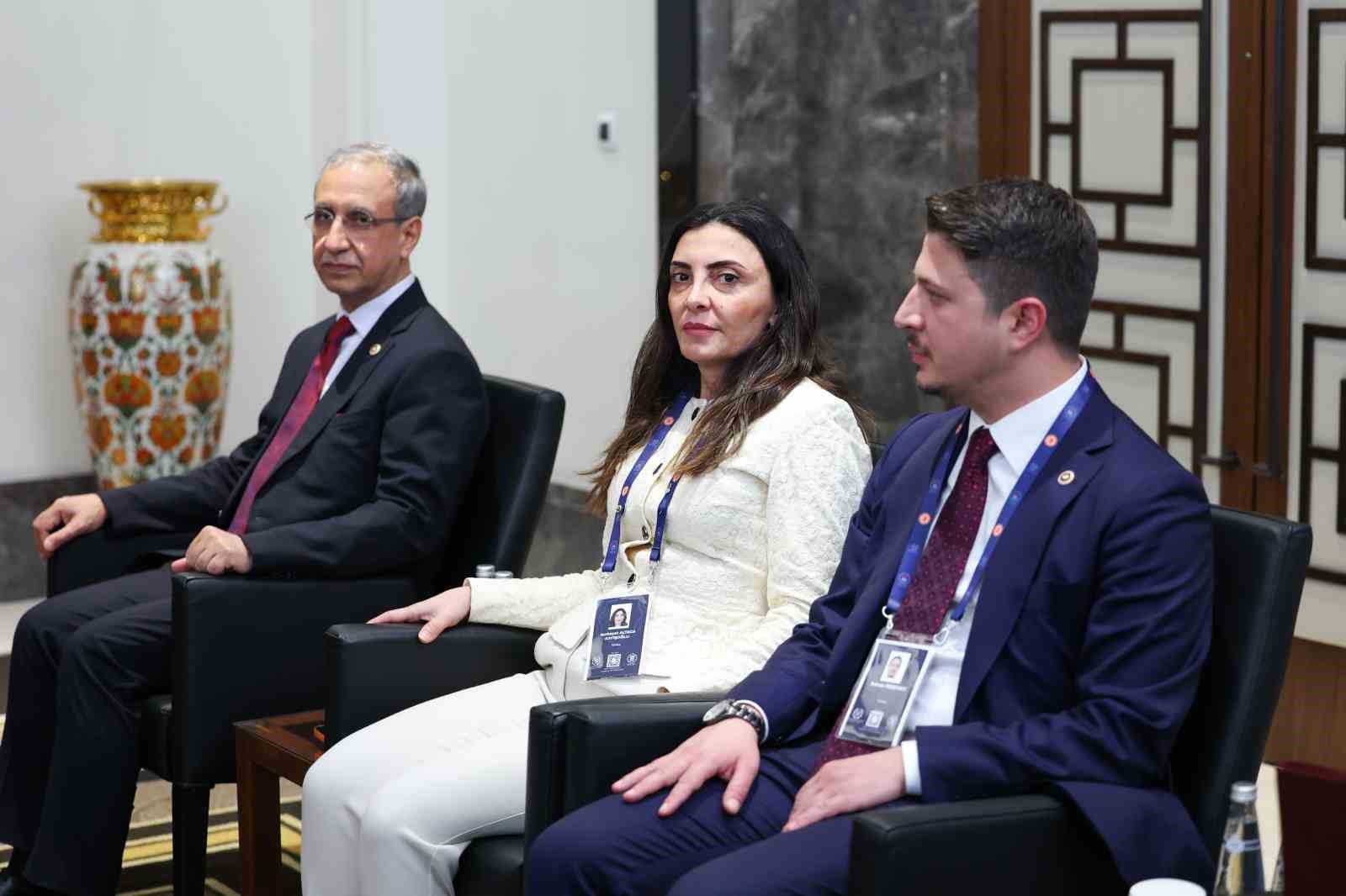 tbmm baskani kurtulmus fildisi sahili senatosu baskani camara ve ulusal meclisi baskani achi ile Z9OAAByL