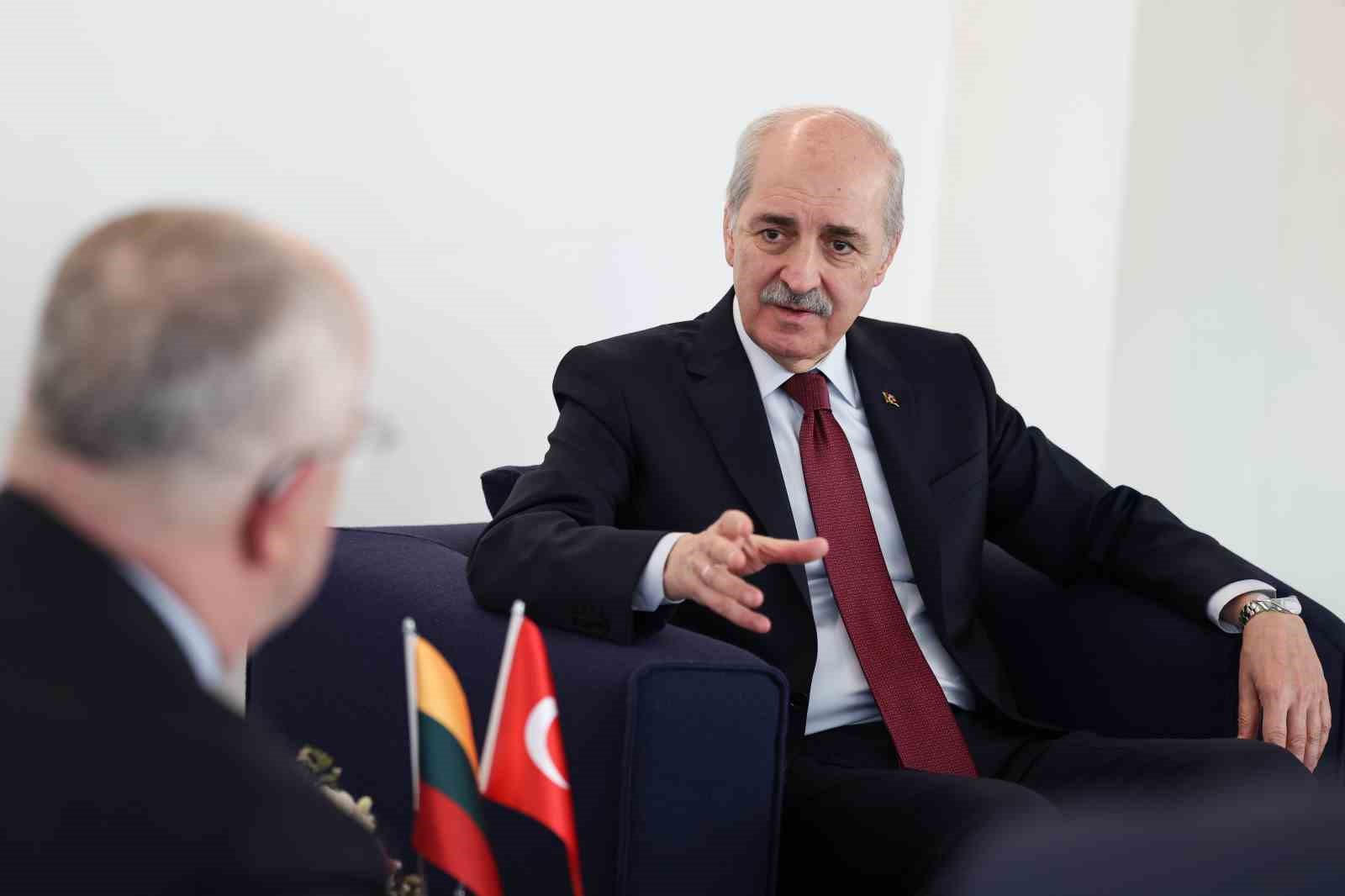 tbmm baskani kurtulmus litvanyali mevkidasi olekas ile gorustu 0 KwvinZYe