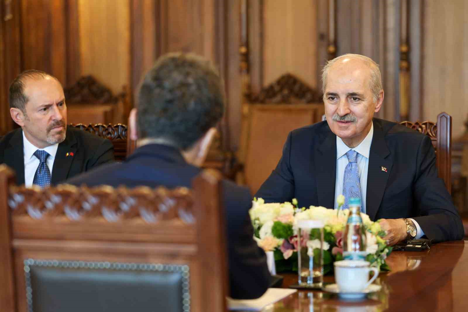 tbmm baskani kurtulmus romanya cumhurbaskani dan tarafindan kabul edildi 6 LMCXT2LN