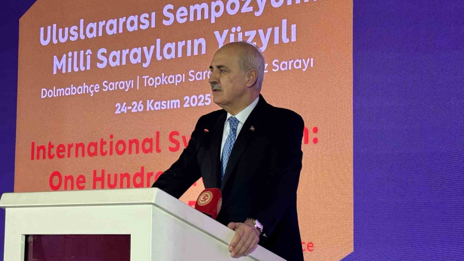 TBMM Başkanı Kurtulmuş, "Savaşlarla birlikte kaybedilen en önemli varlıklarımızdan birisi dünyanın kültür mirasıdır" 5 tbmm baskani kurtulmus savaslarla birlikte kaybedilen en onemli varliklarimizdan birisi dunyanin kultur mirasidir 1 gpEFcJyD