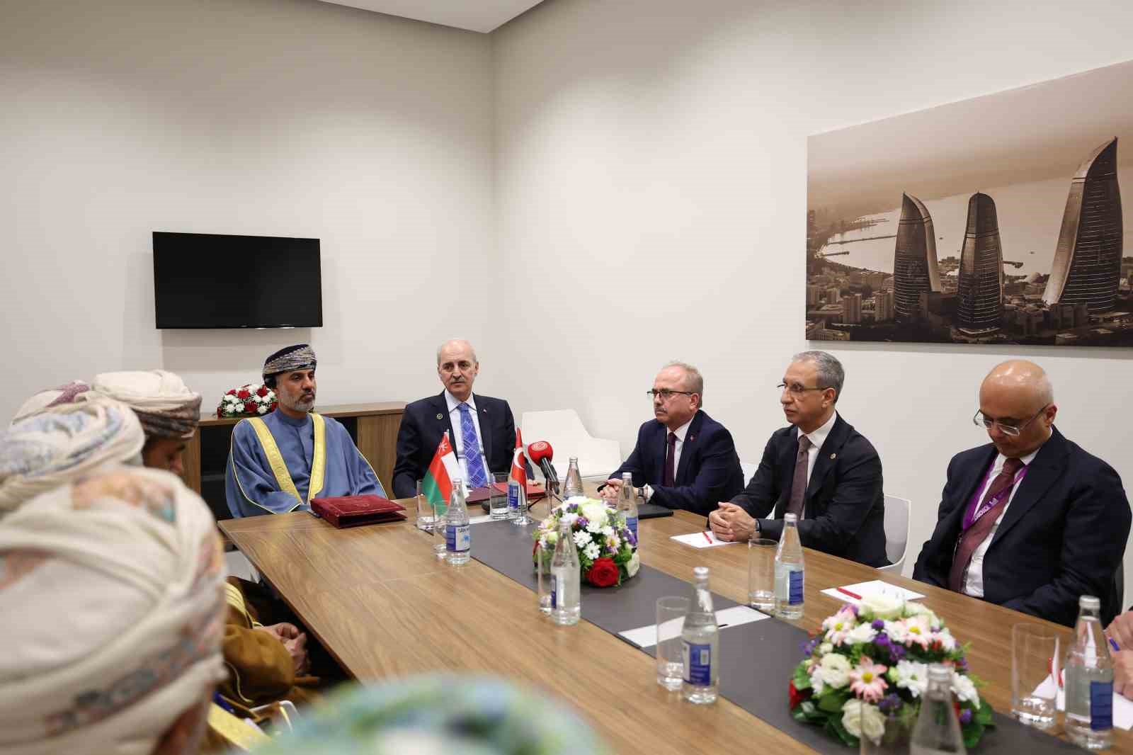 tbmm baskani kurtulmus umman sura meclisi baskani al maawali ile gorustu 0 JnUVN91S