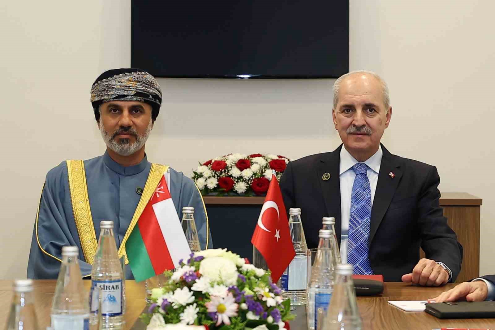 tbmm baskani kurtulmus umman sura meclisi baskani al maawali ile gorustu 2 9tMT2h2A