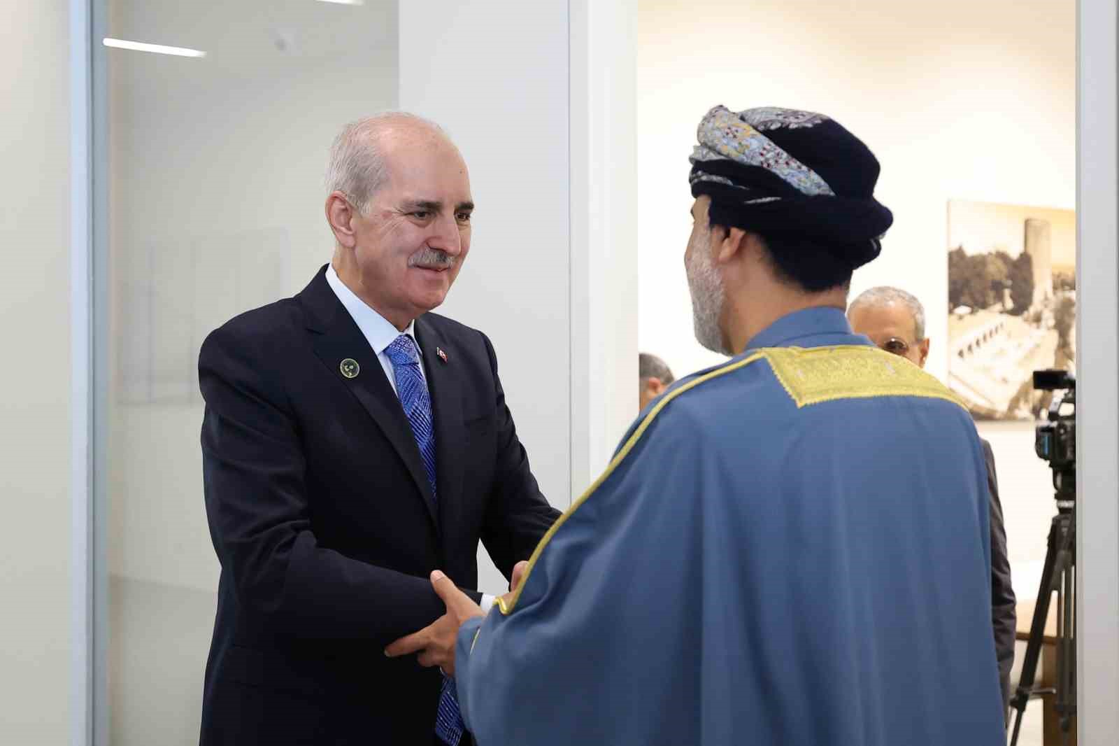 tbmm baskani kurtulmus umman sura meclisi baskani al maawali ile gorustu 4 qjwzrLz3