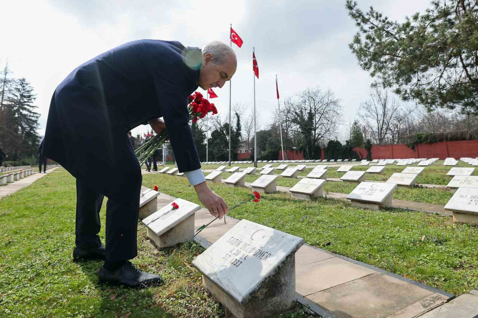 tbmm baskani kurtulmustan bukres turk sehitligine ziyaret 2
