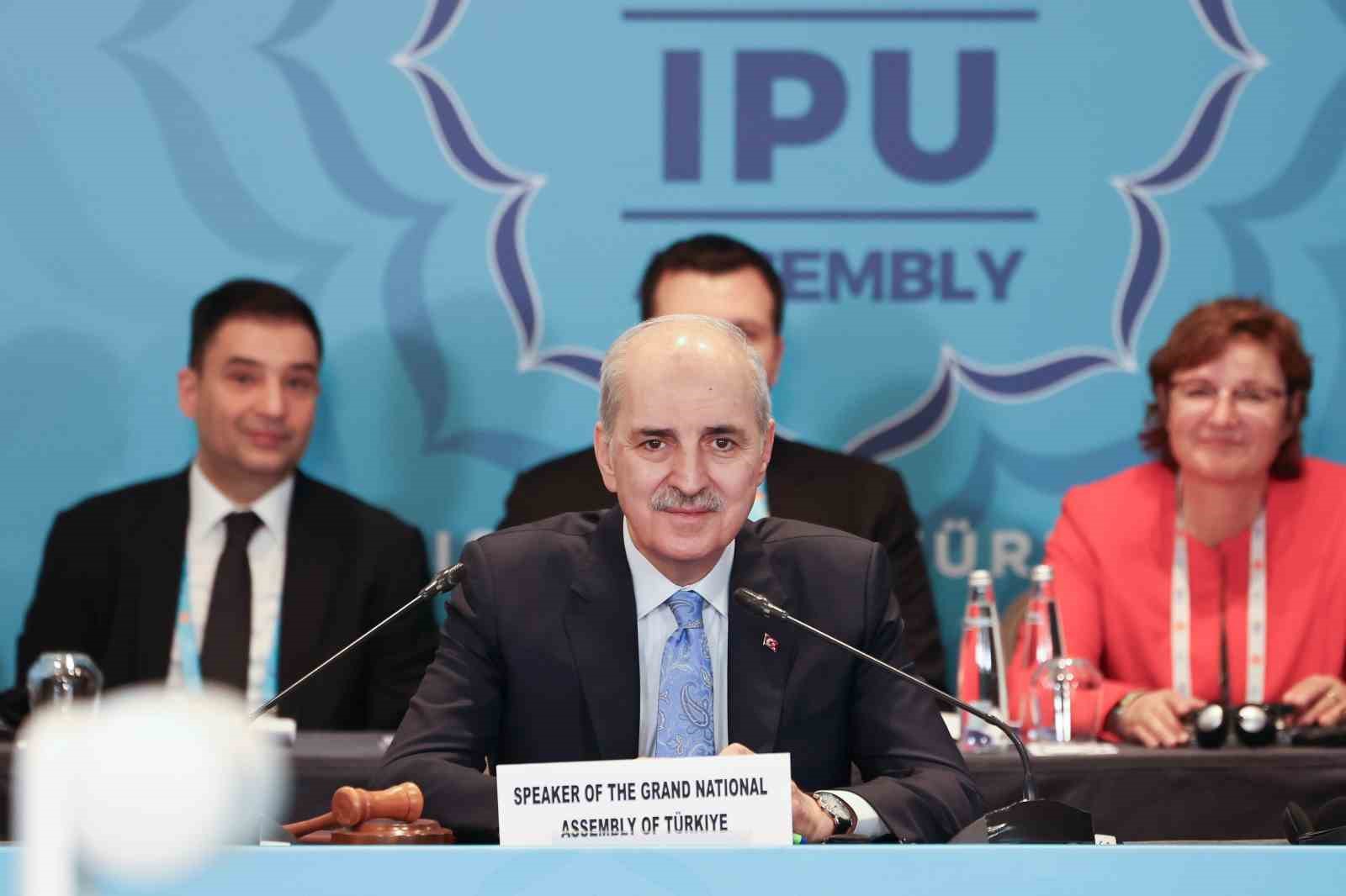 TBMM Başkanı Numan Kurtulmuş: "Adaletsizliğe ve çatışmalara karşı sesimizi yükseltmek gelecek nesillere karşı sorumluluğumuzdur" 4 tbmm baskani numan kurtulmus adaletsizlige ve catismalara karsi sesimizi yukseltmek gelecek nesillere karsi sorumlulugumuzdur yUTY1Hz4