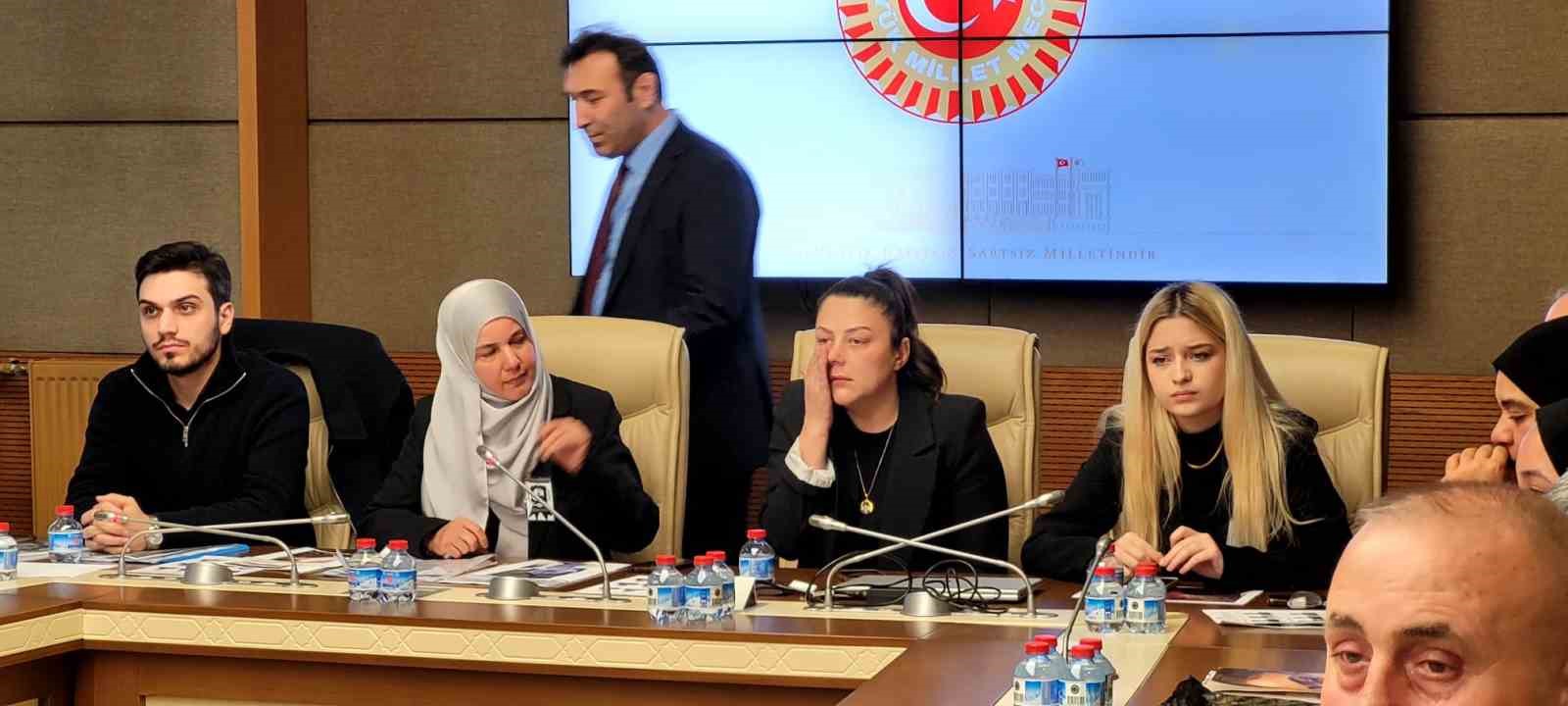 tbmm suca suruklenen cocuklara iliskin arastirma komisyonu magdur aileleri dinledi 0 lMkQIGX5