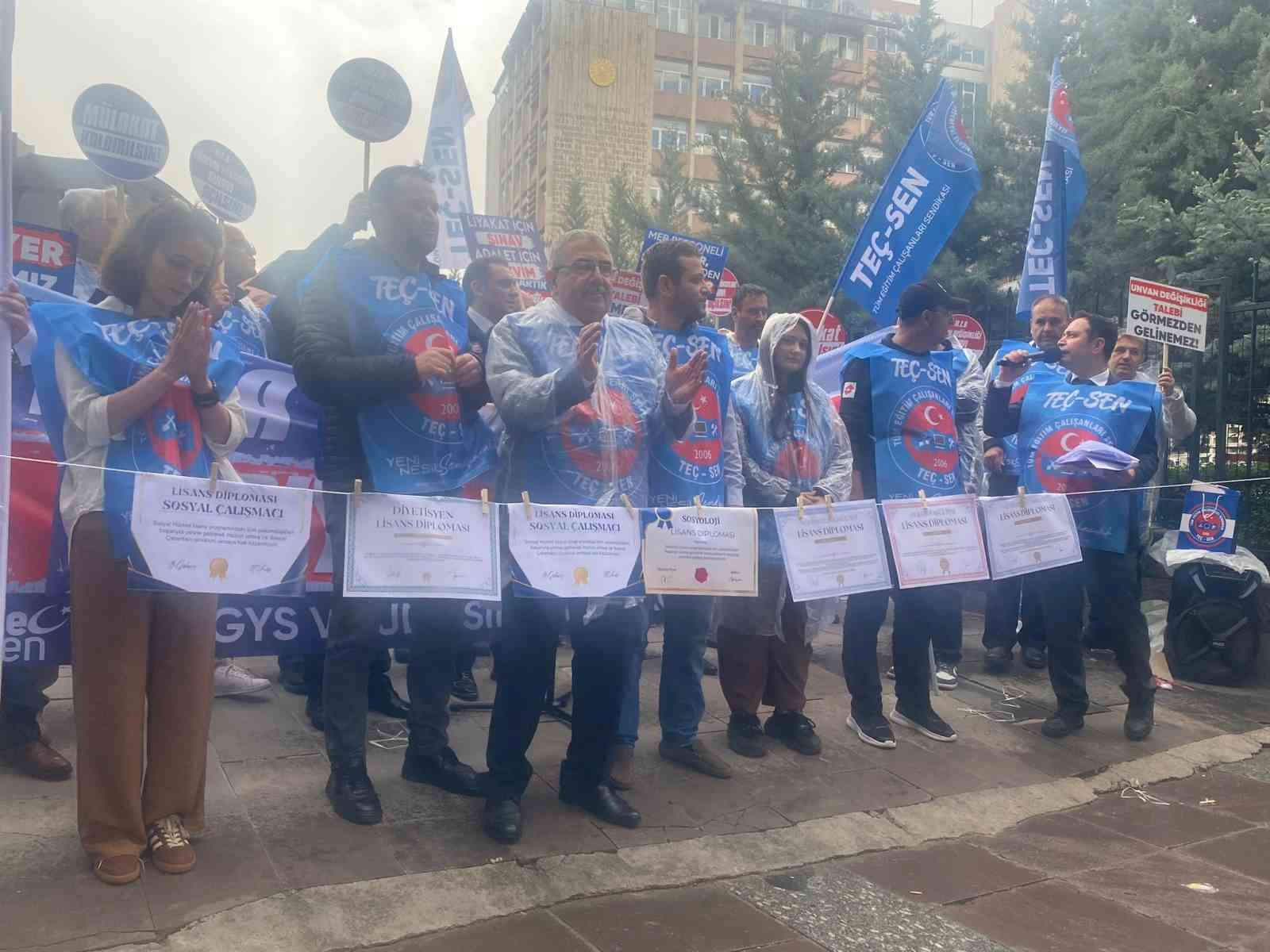 tec sen genel baskani demirel son yapilan unvan degisikligi sinavinin uzerinden 5 yildan fazla zaman