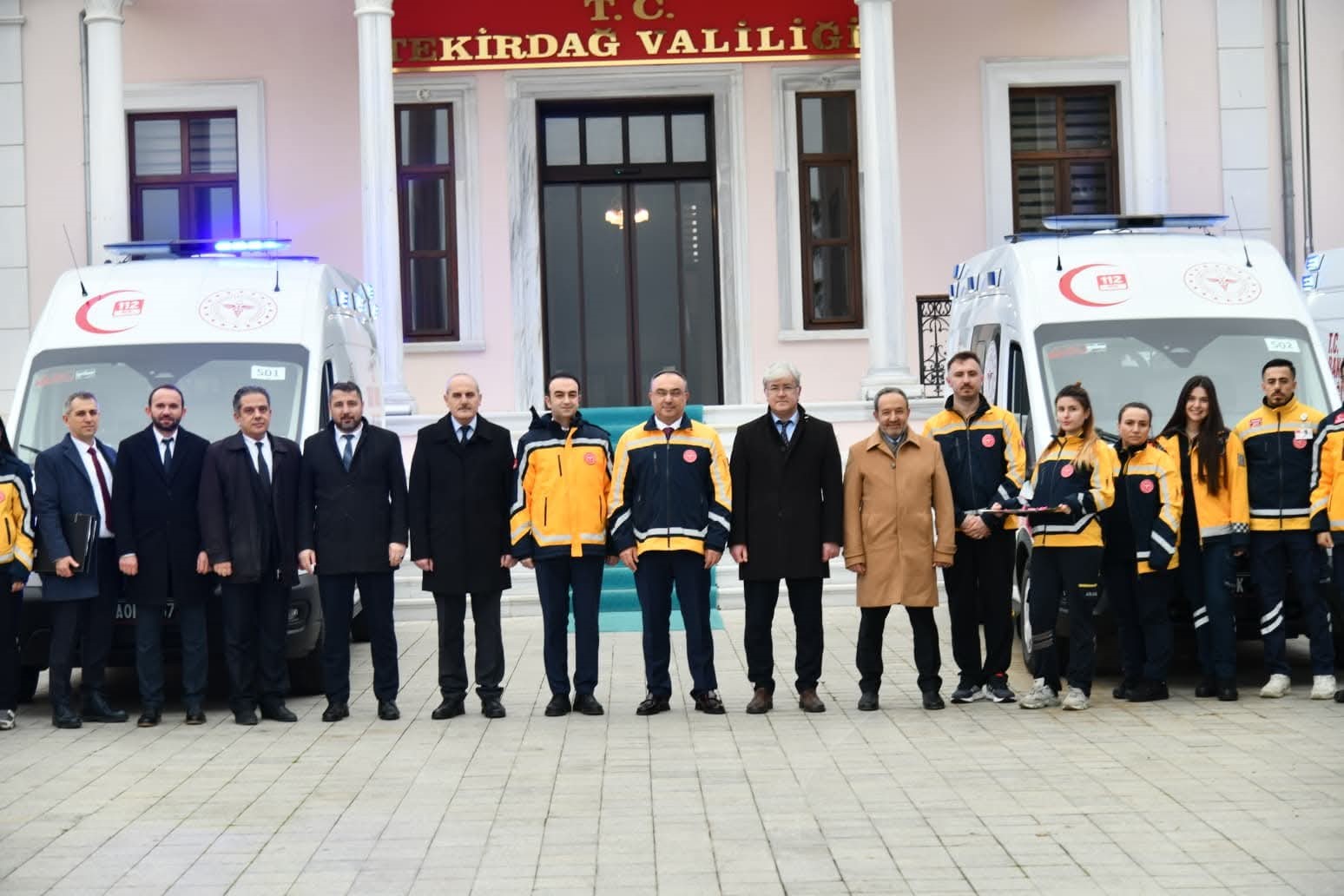 Tekirdağ’a 6 yeni ambulans 5 tekirdaga 6 yeni ambulans 1 FZM73DwQ