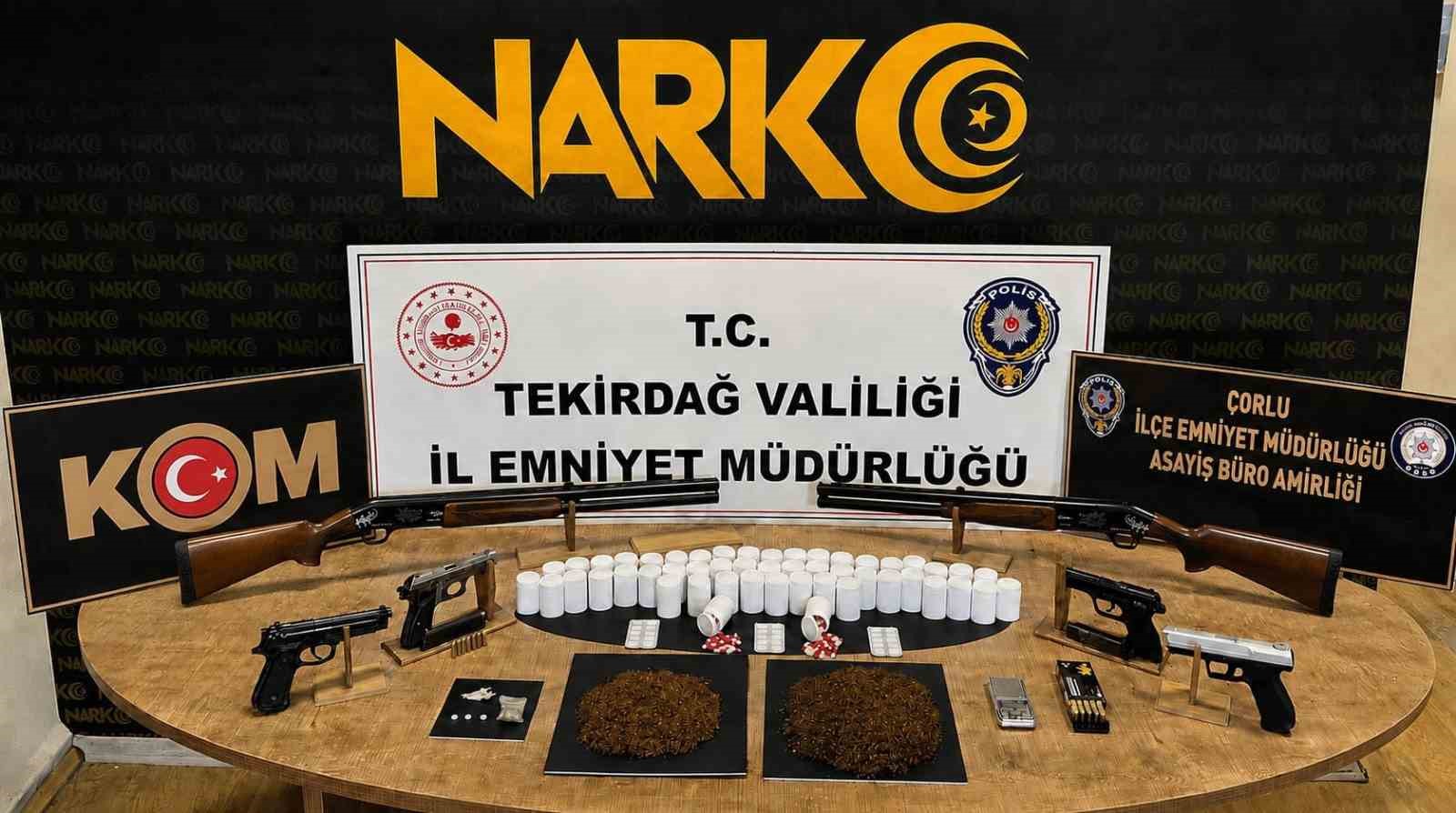 tekirdagda 5 gunde uyusturucudan 13 tutuklama 0 Fr6Zrw5D