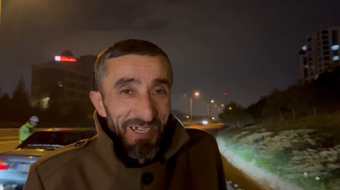 tekirdagda gulumseten anlar arabasiz kaldi nesesini bozmadi 1 85YmTAUV