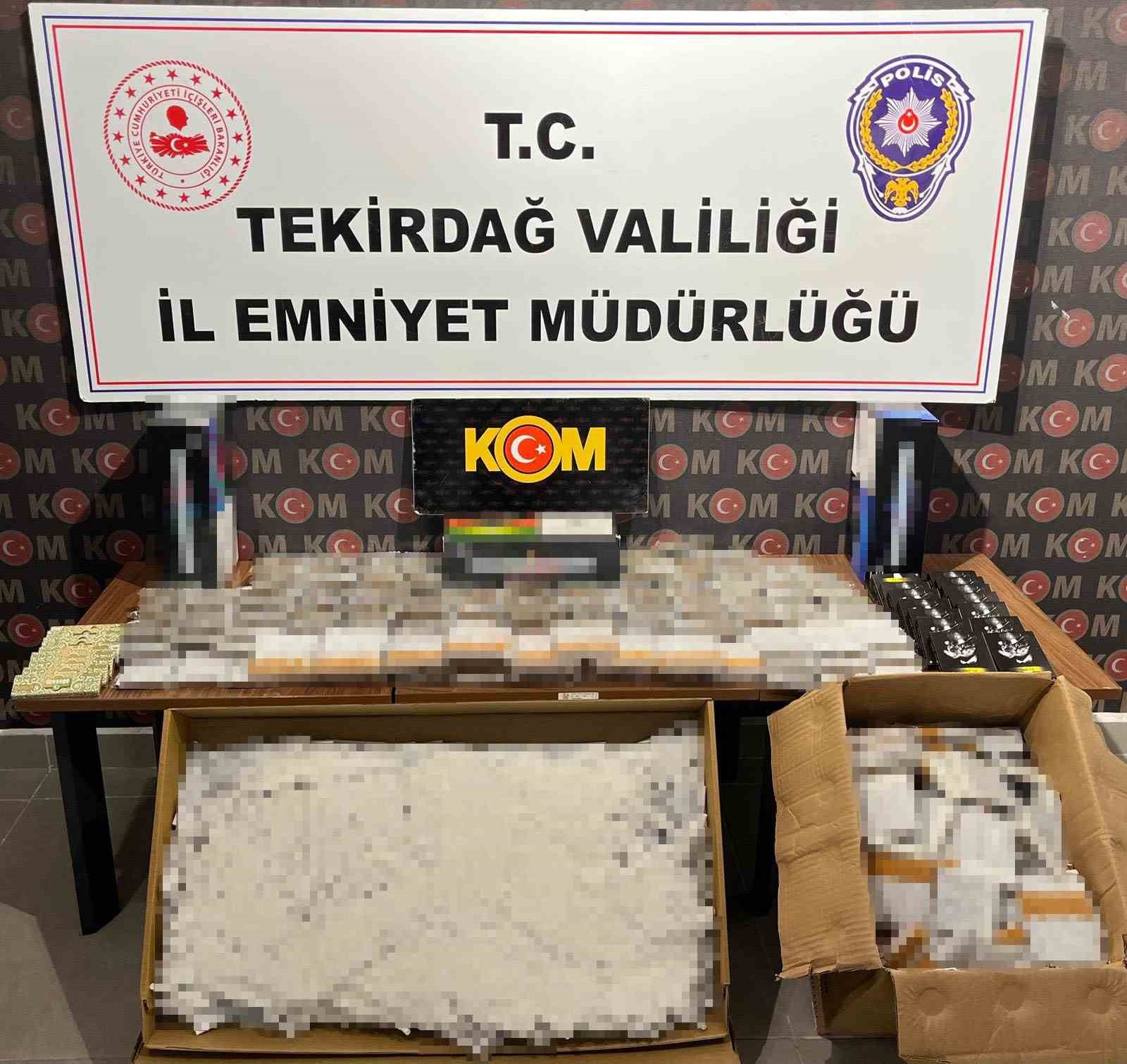 tekirdagda kacakcilik operasyonlarinda cok sayida urun ele gecirildi 2 ZhhGFD8d