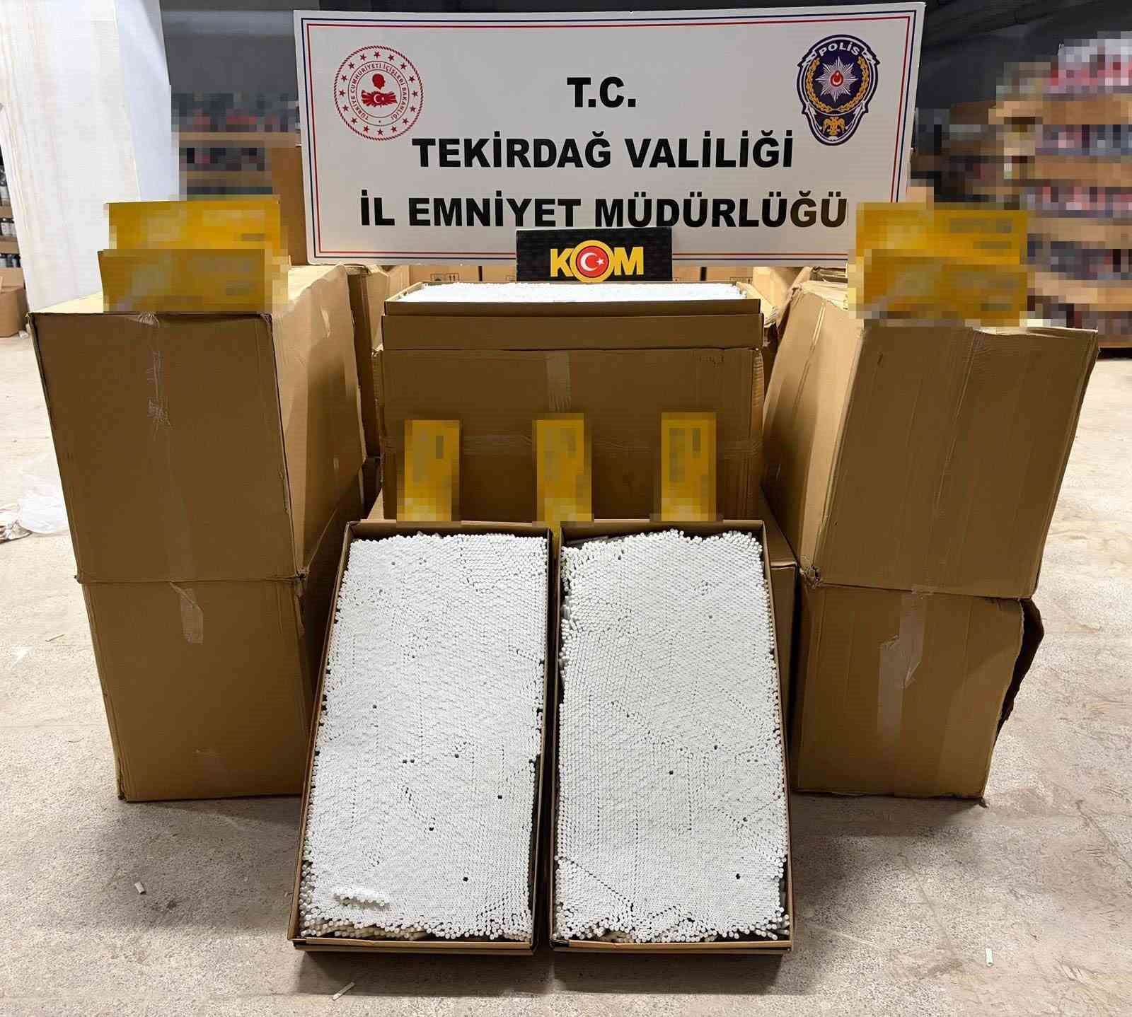 tekirdagda kacakcilik operasyonlarinda cok sayida urun ele gecirildi 4 HUe27WYB