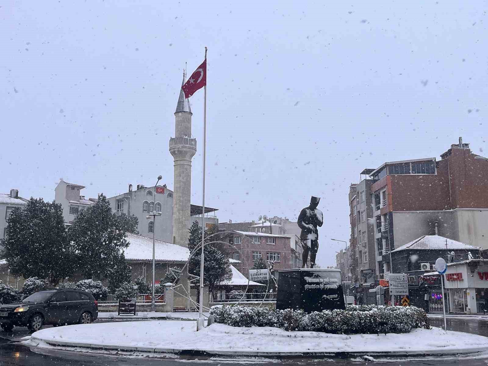 tekirdagda kar yagisi etkisini surduruyor 1 kn1ztRdz