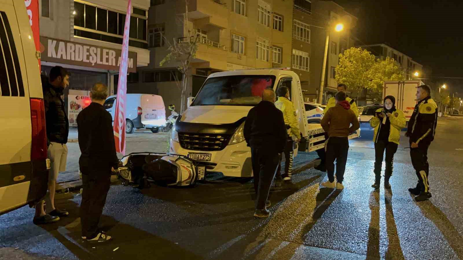 tekirdagda motosiklet oto kurtariciya ok gibi saplandi 1 XXB9VwkA