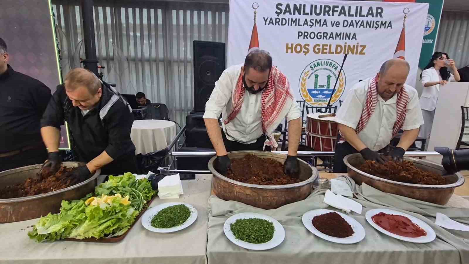tekirdagda sanliurfa ruzgari 1 ton cig kofte ikram edildi 10 PyVEqXMg