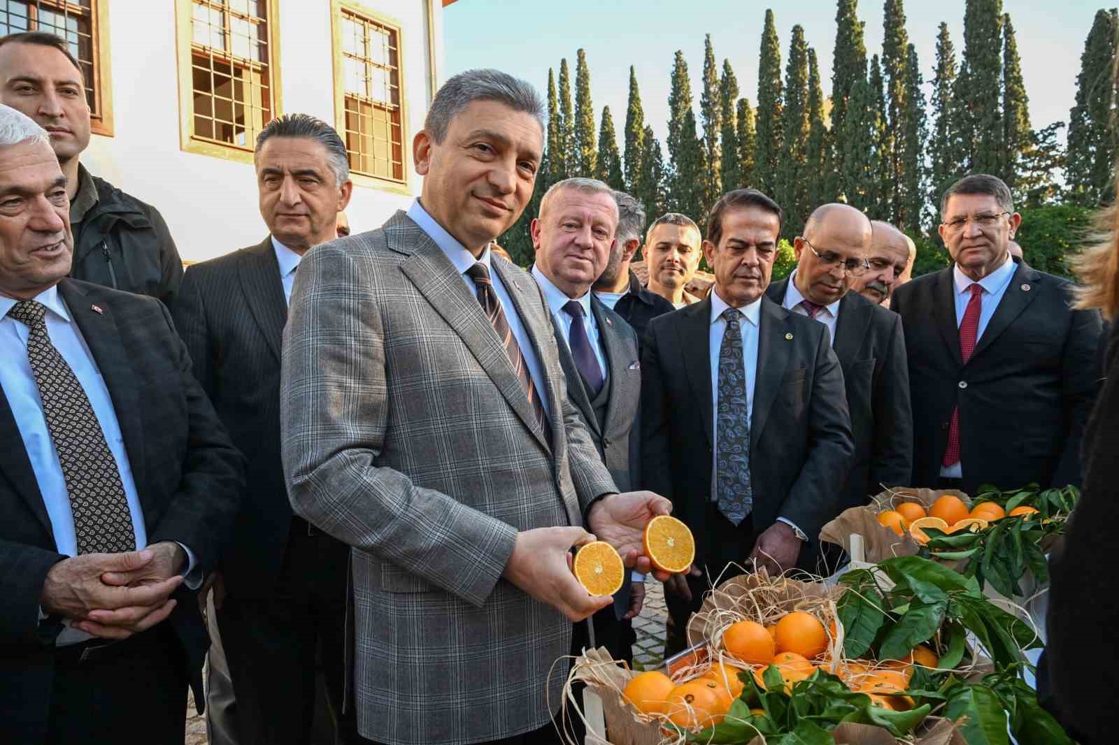 tescillenip dunya pazarinda yerini alan antalya portakallari tanitildi 2