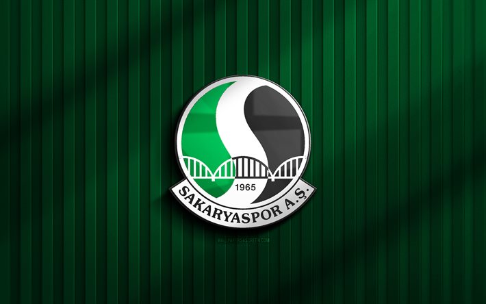 thumb2 4k sakaryaspor 3d logo 1 lig green 3d background soccer