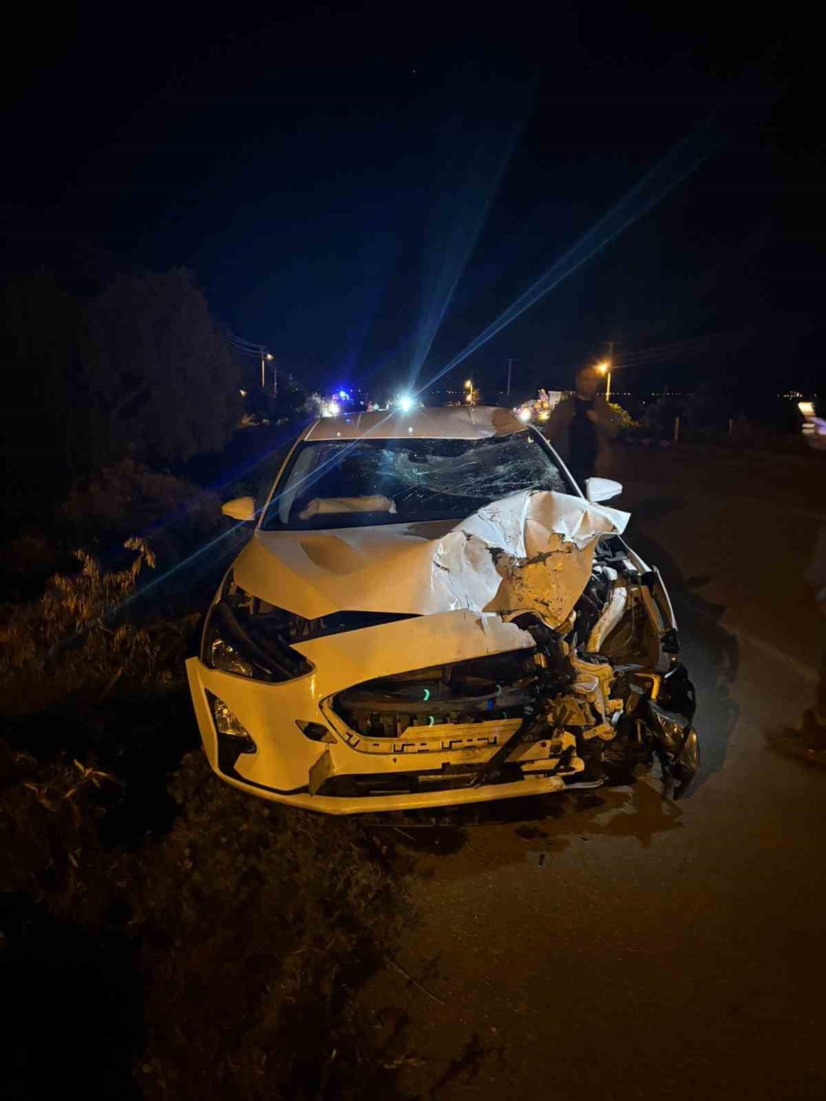 tirede otomobil ile carpisan motosikletin surucusu hayatini kaybetti 2 pJJbWLd7