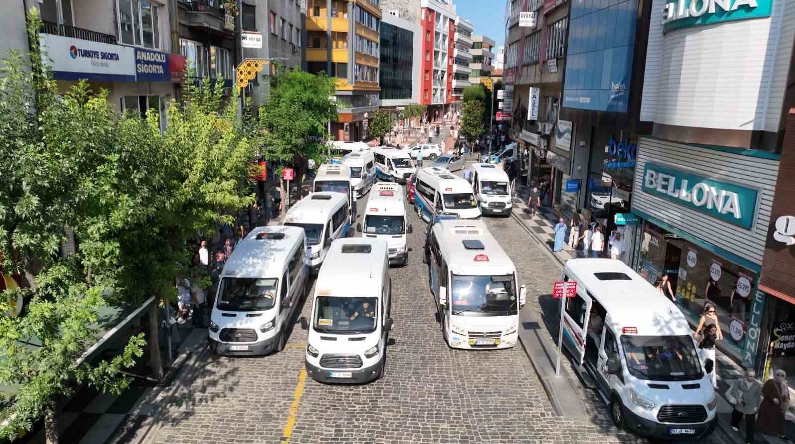trabzonda dolmuslar yeni yerine tasiniyor 0